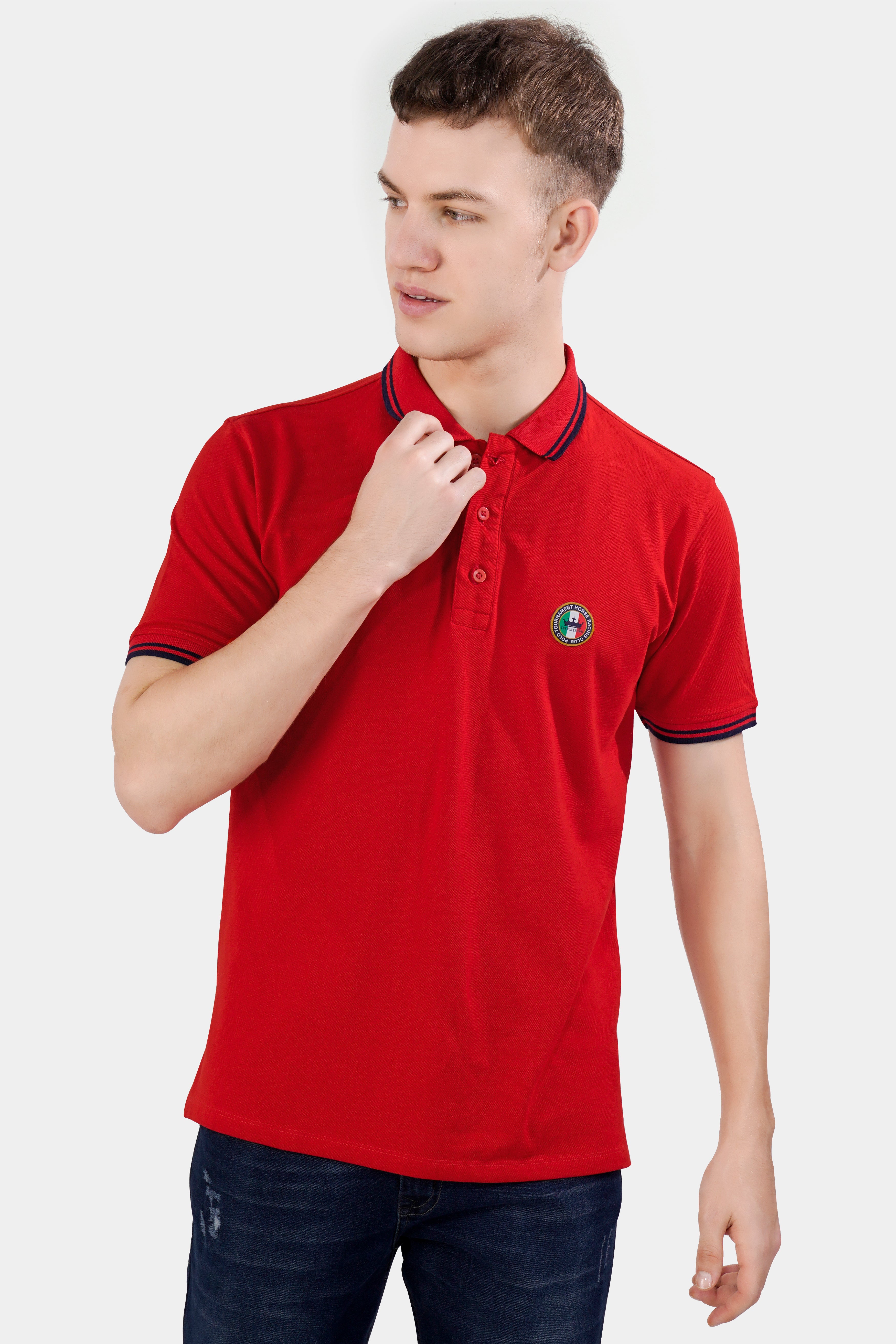 Guardsman Red Premium Cotton Pique Polo TS927-S, TS927-M, TS927-L, TS927-XL, TS927-XXL