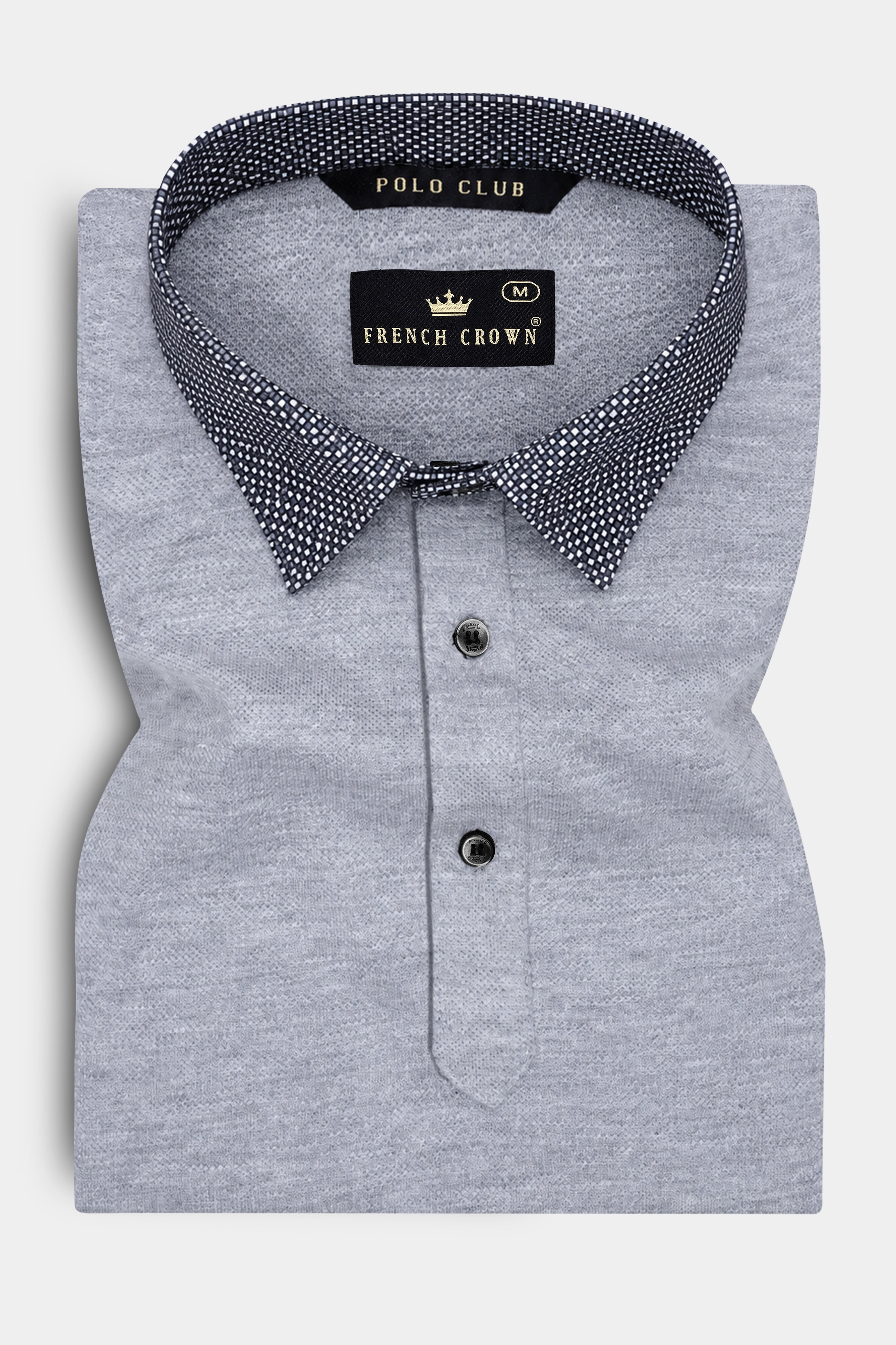 Casper Gray Premium Cotton Pique Polo