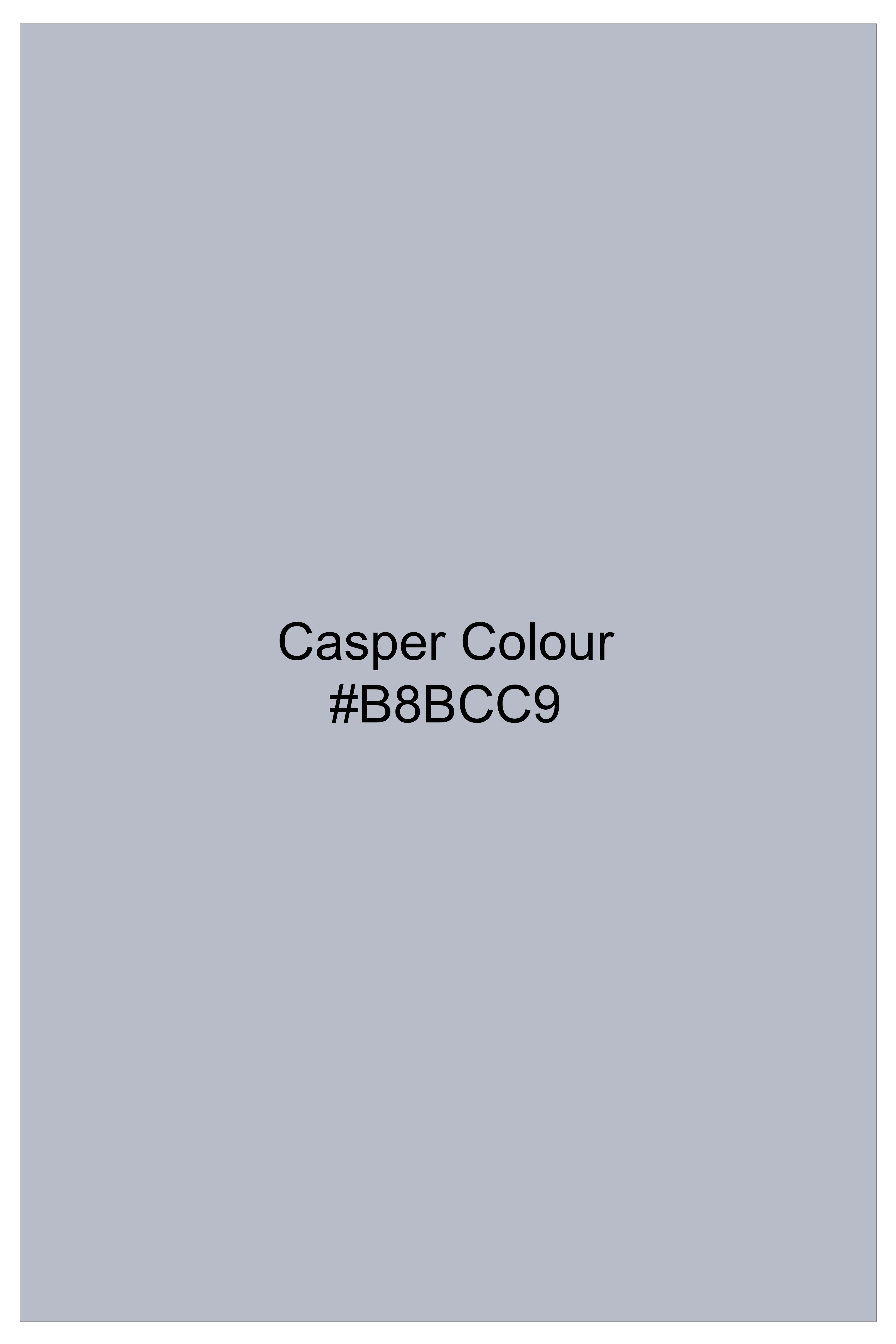 Casper Gray Premium Cotton Pique Polo