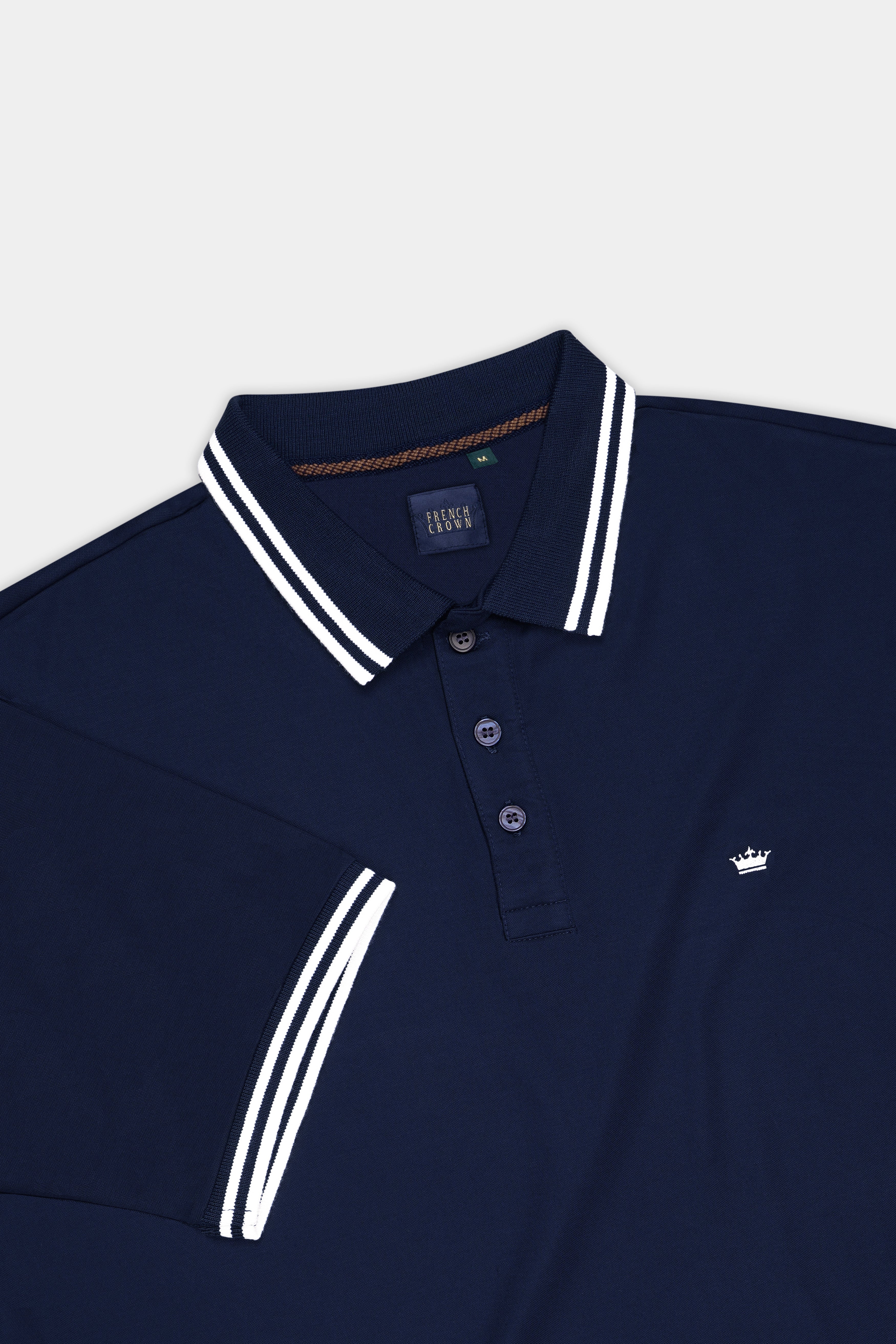 Mirage Blue Premium Cotton Pique Polo