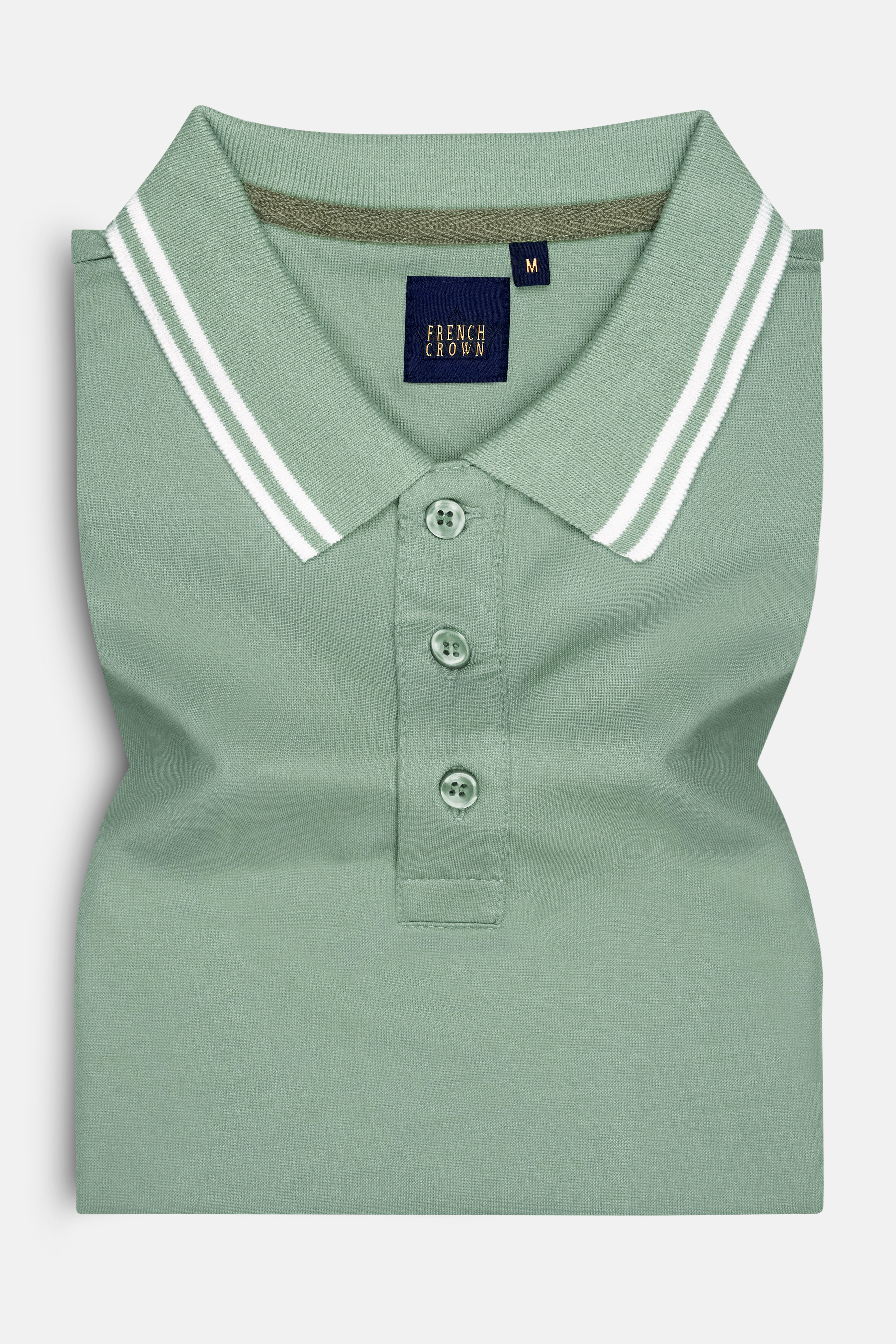 Spanish Green Premium Cotton Pique Polo