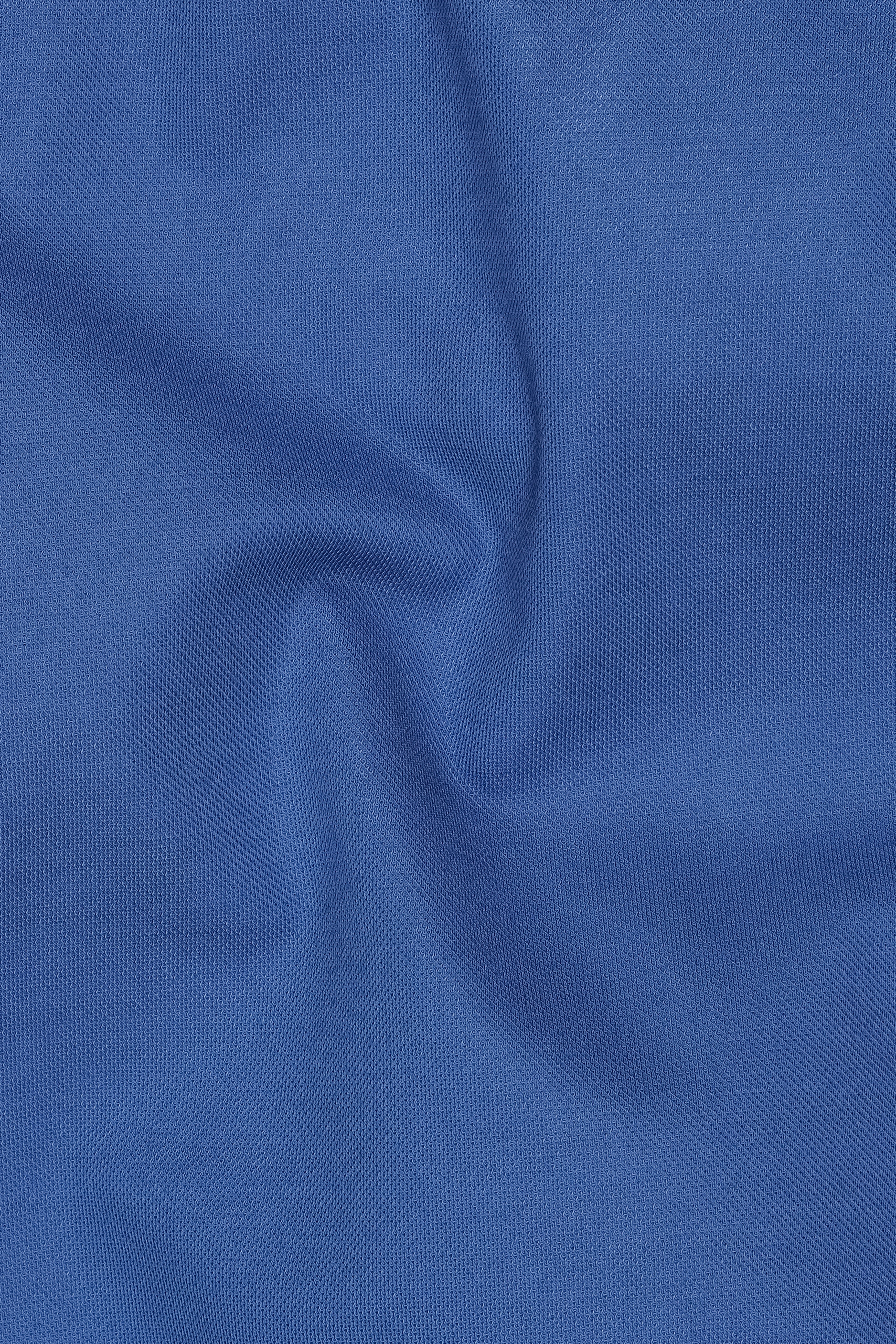 Chambray Blue Premium Cotton Pique Polo