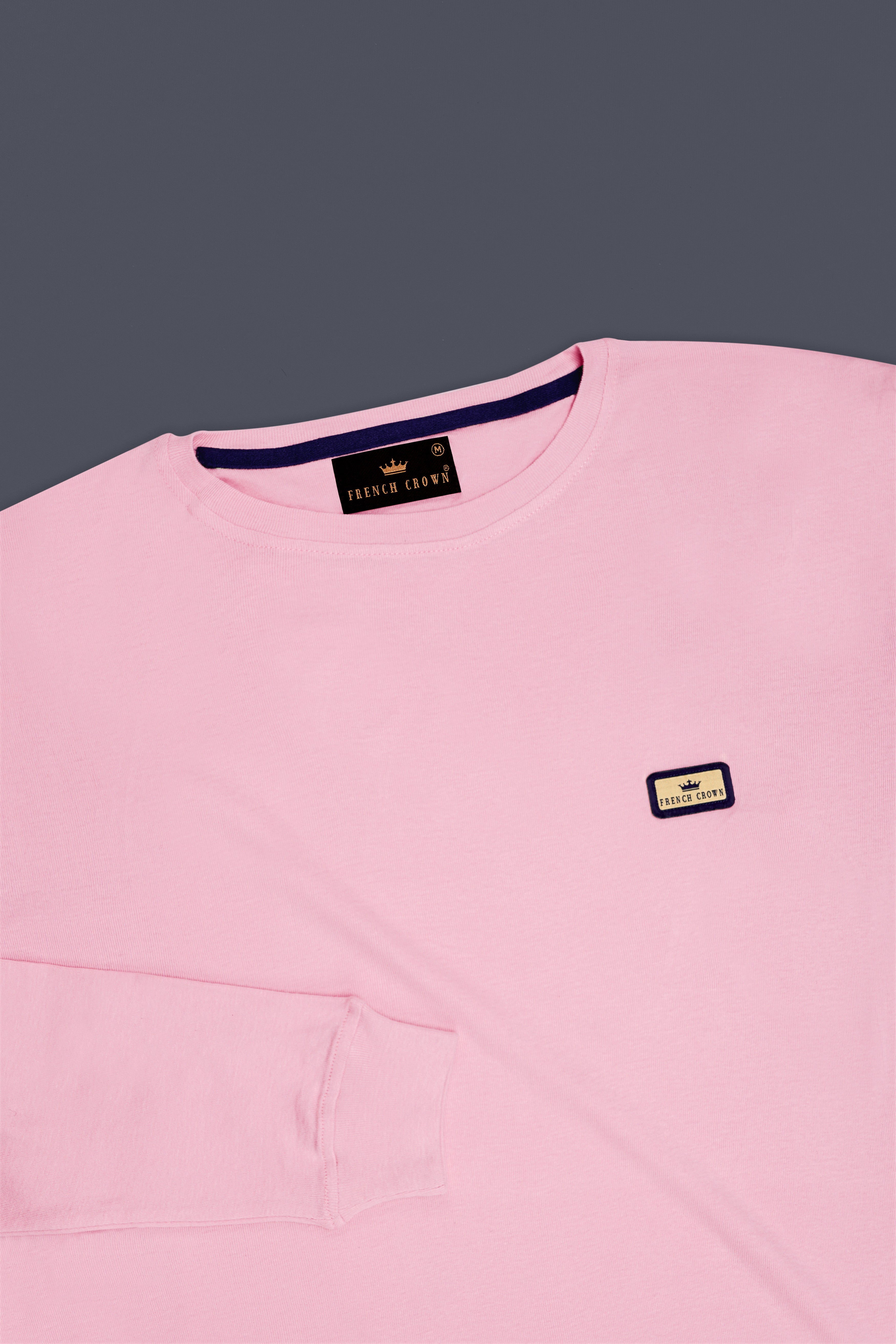 Sundown Pink Full Sleeve Premium Cotton Jersey Sweatshirt