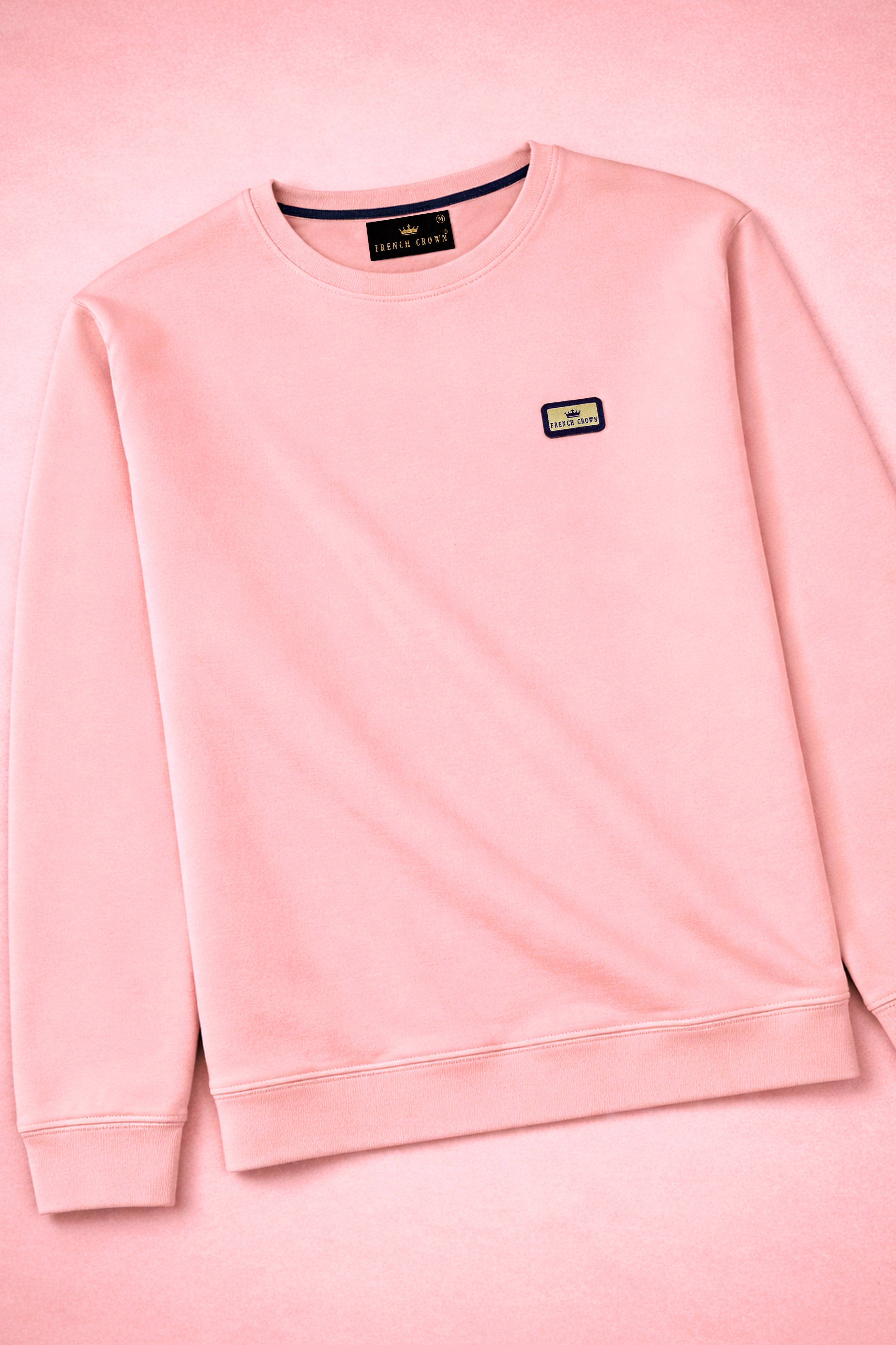 Chantilly Pink Full Sleeve Premium Cotton Jersey Sweatshirt