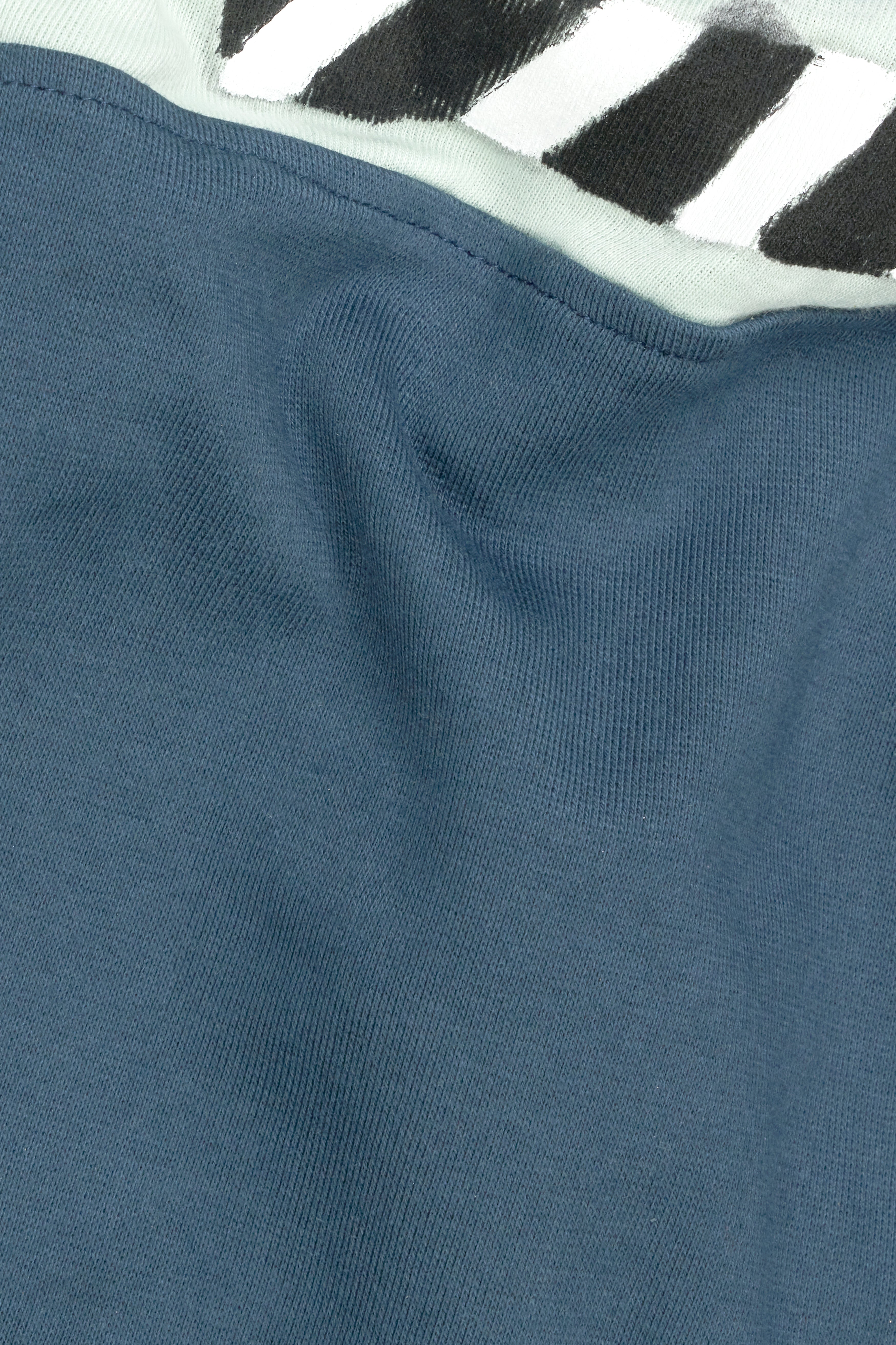 Marengo Blue and Sage Green Hand Painted Premium Cotton Jersey Sweatshirt,TS517-W01-ART-S, TS517-W01-ART-M, TS517-W01-ART-L, TS517-W01-ART-XL, TS517-W01-ART-XXL