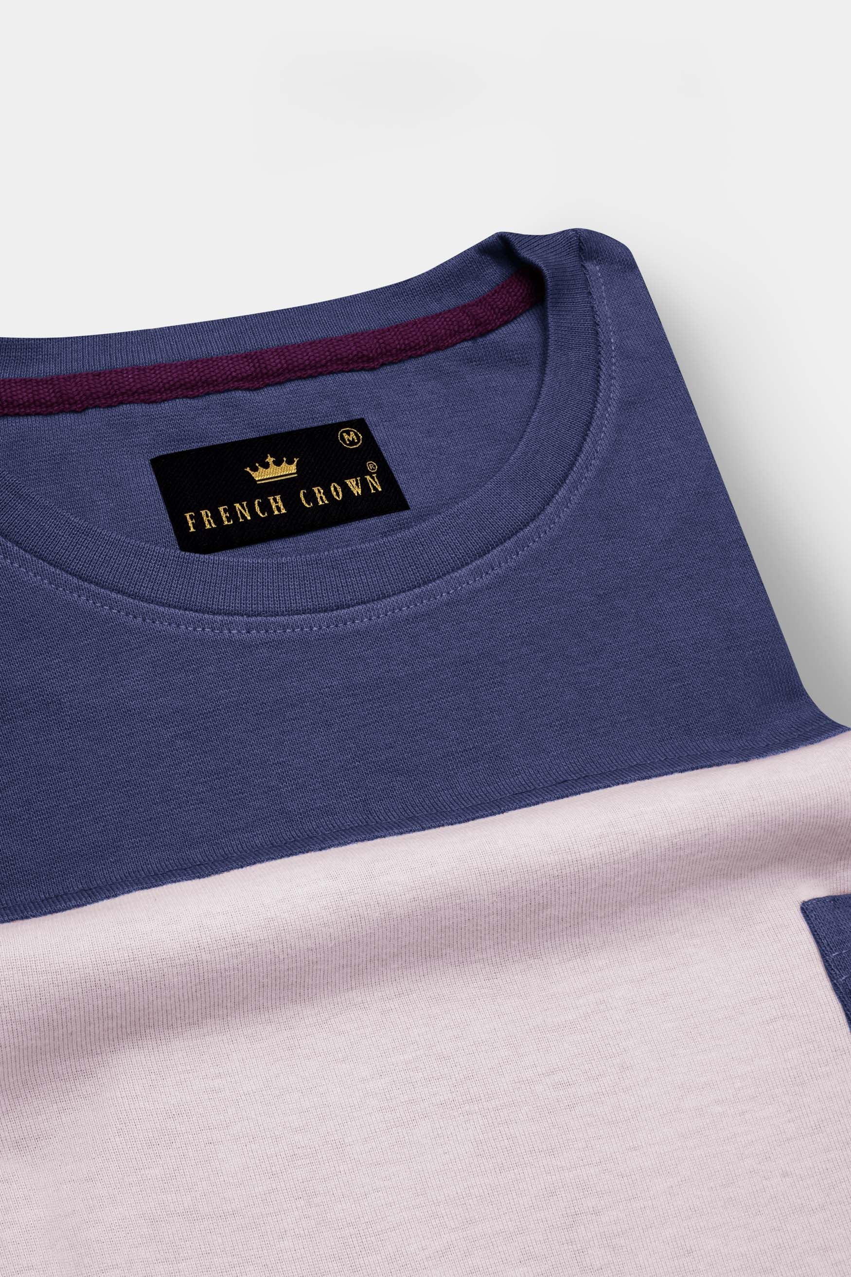 Pale Pink and Mulled Wine Super Soft Premium Jersey Sweatshirt