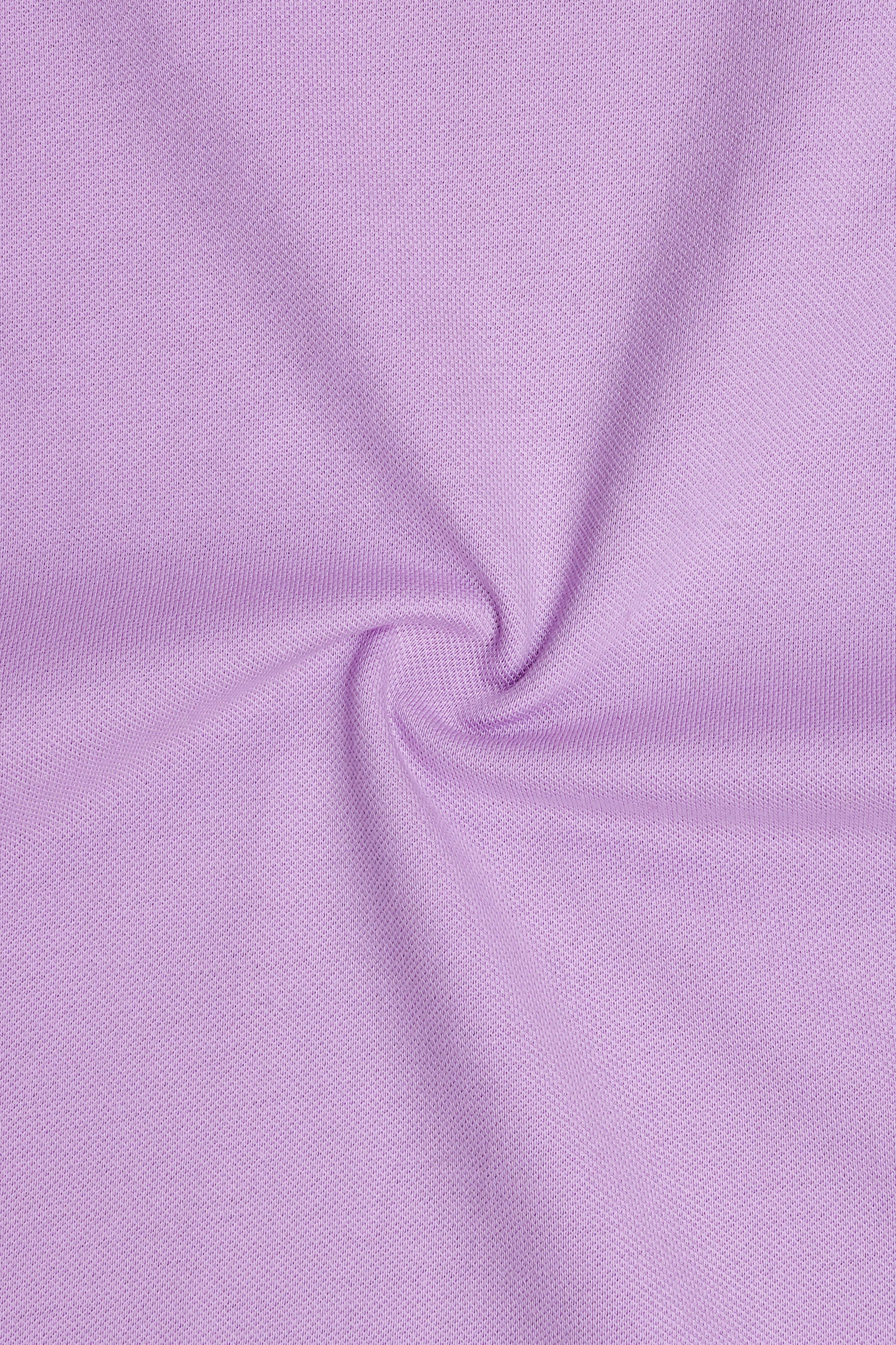 Plum Lilac Full Sleeves Premium Cotton Mercerised Pique Polo