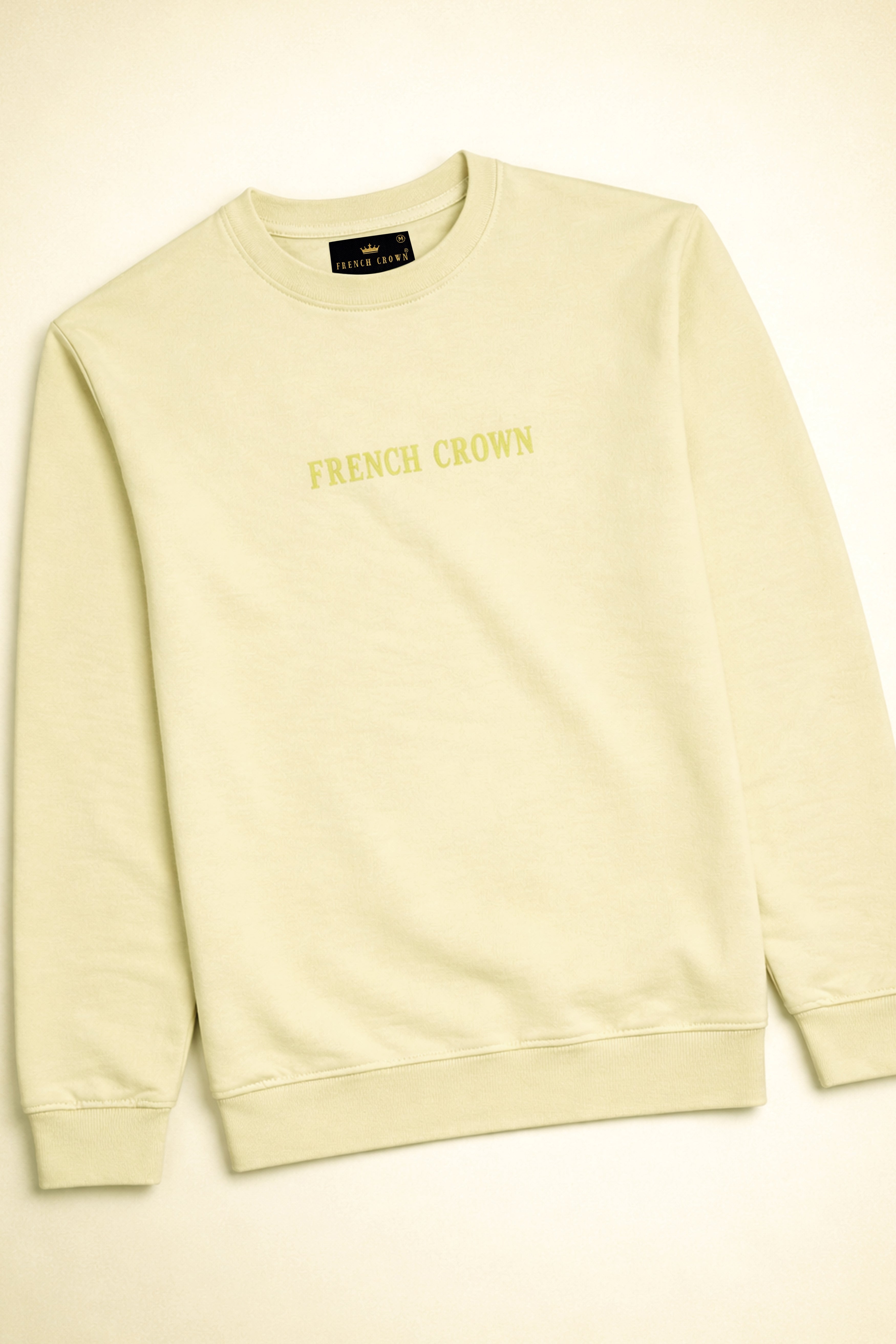 Colonial Yellow Full Sleeve Premium Cotton Heavyweight Sweatshirt