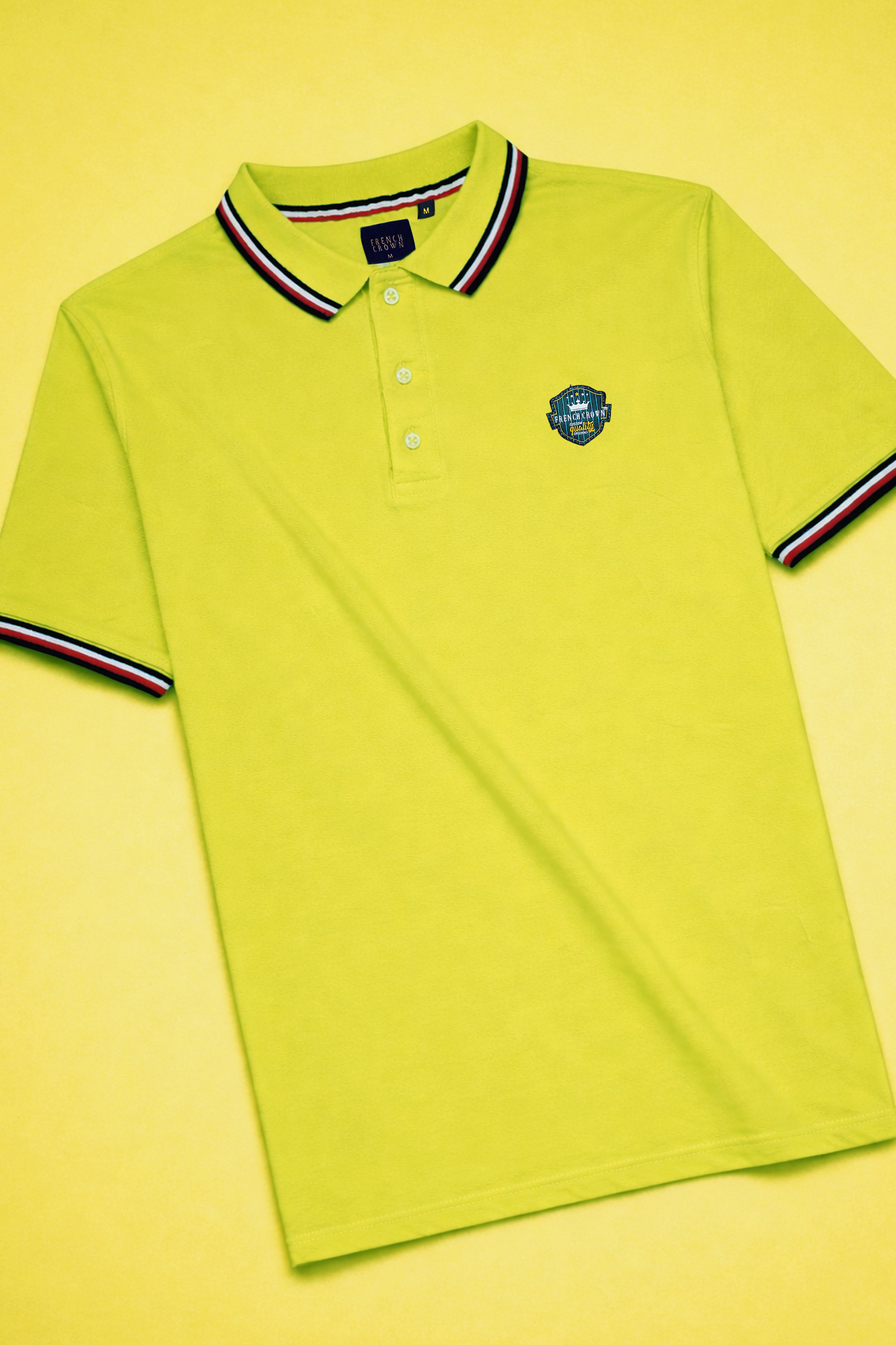Sahara Sand Yellow Premium Cotton Pique Polo