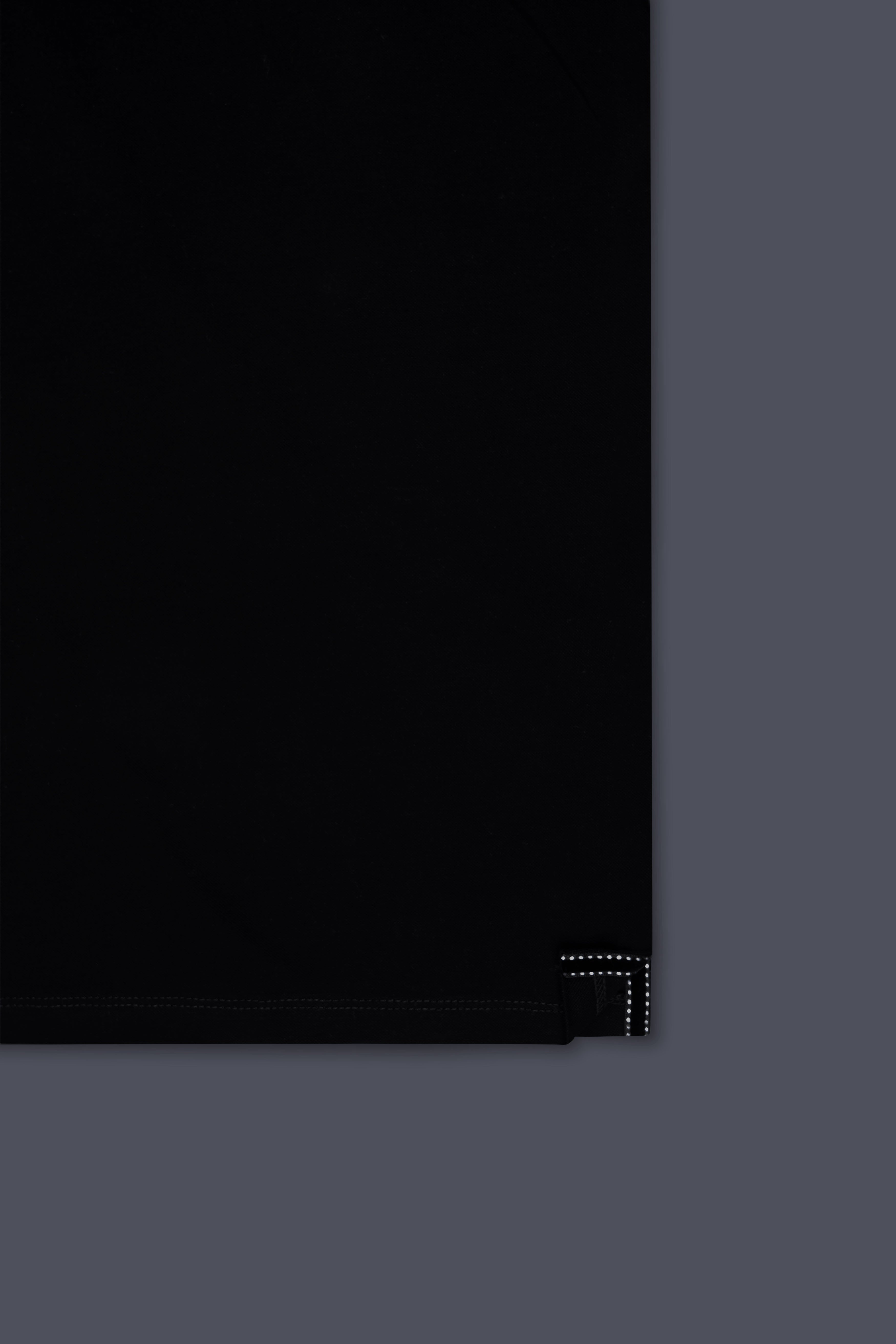 Jade Black Premium Cotton Pique Polo