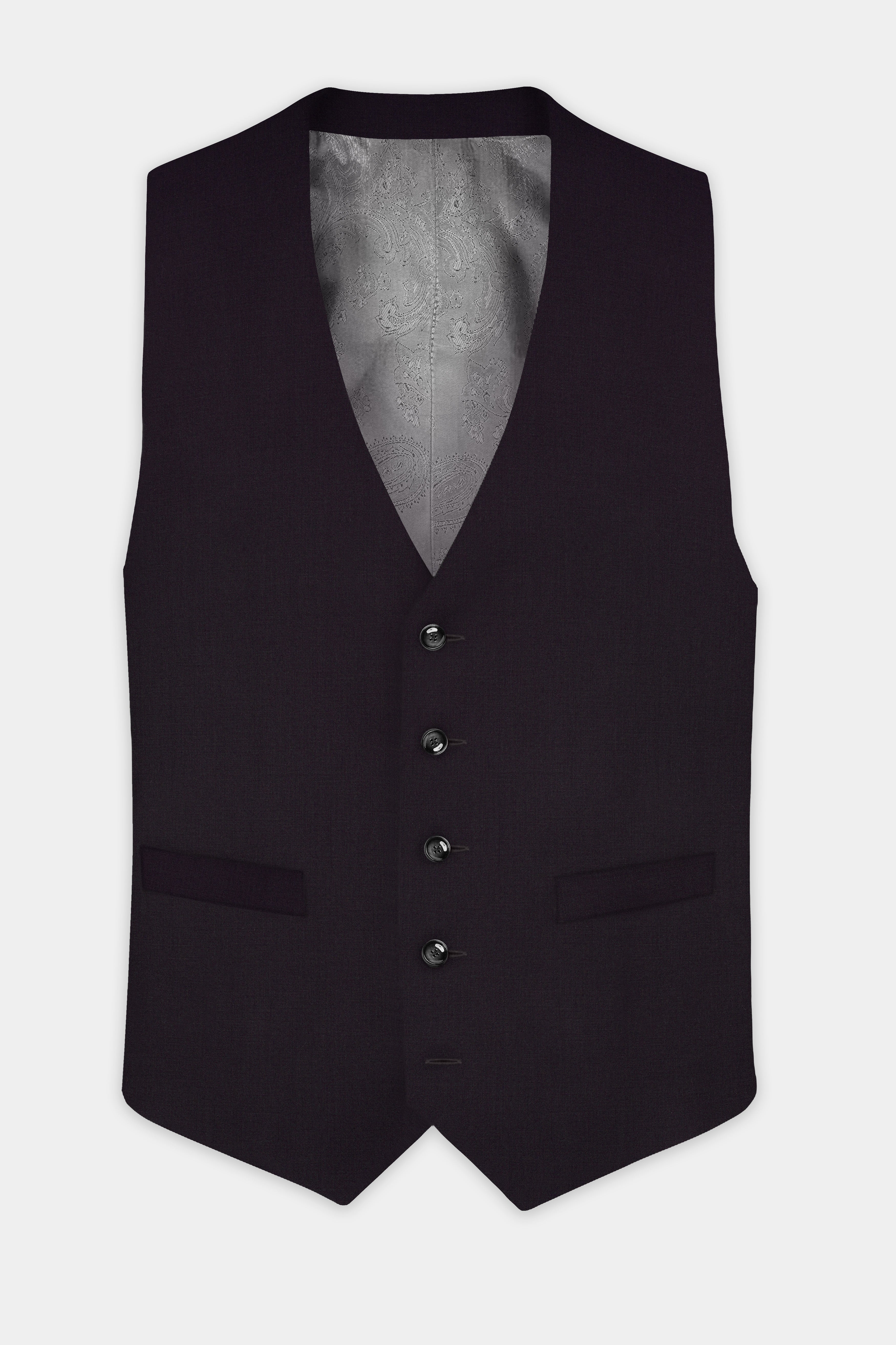 Bluish Wool Rich Waistcoat