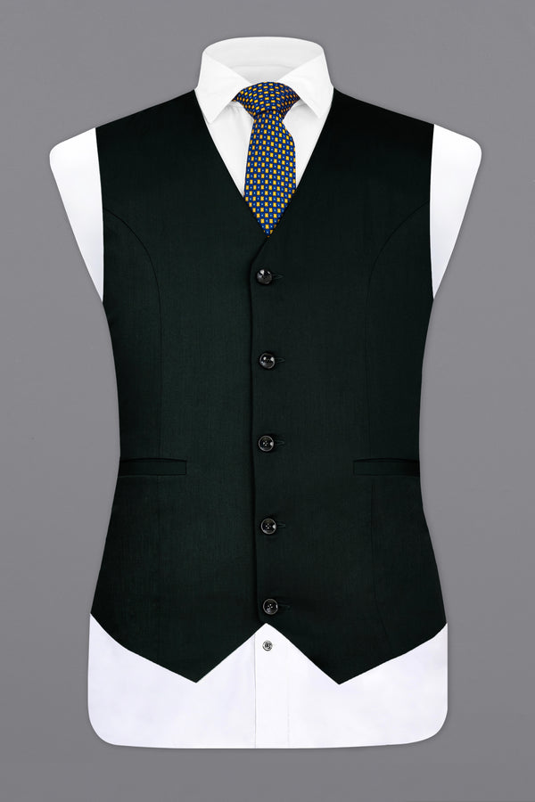 Juniper Green Subtle Sheen Waistcoat