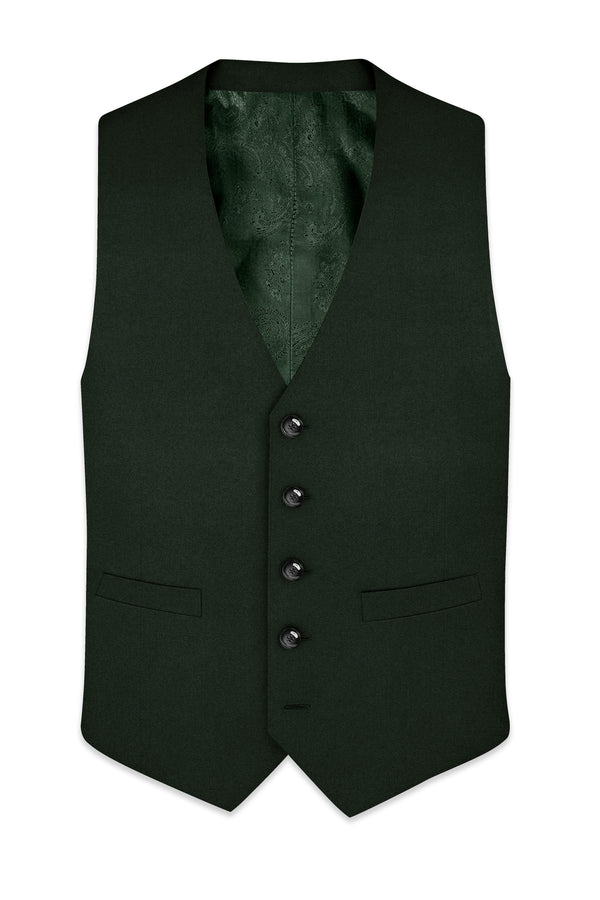 Juniper Green Subtle Sheen Waistcoat