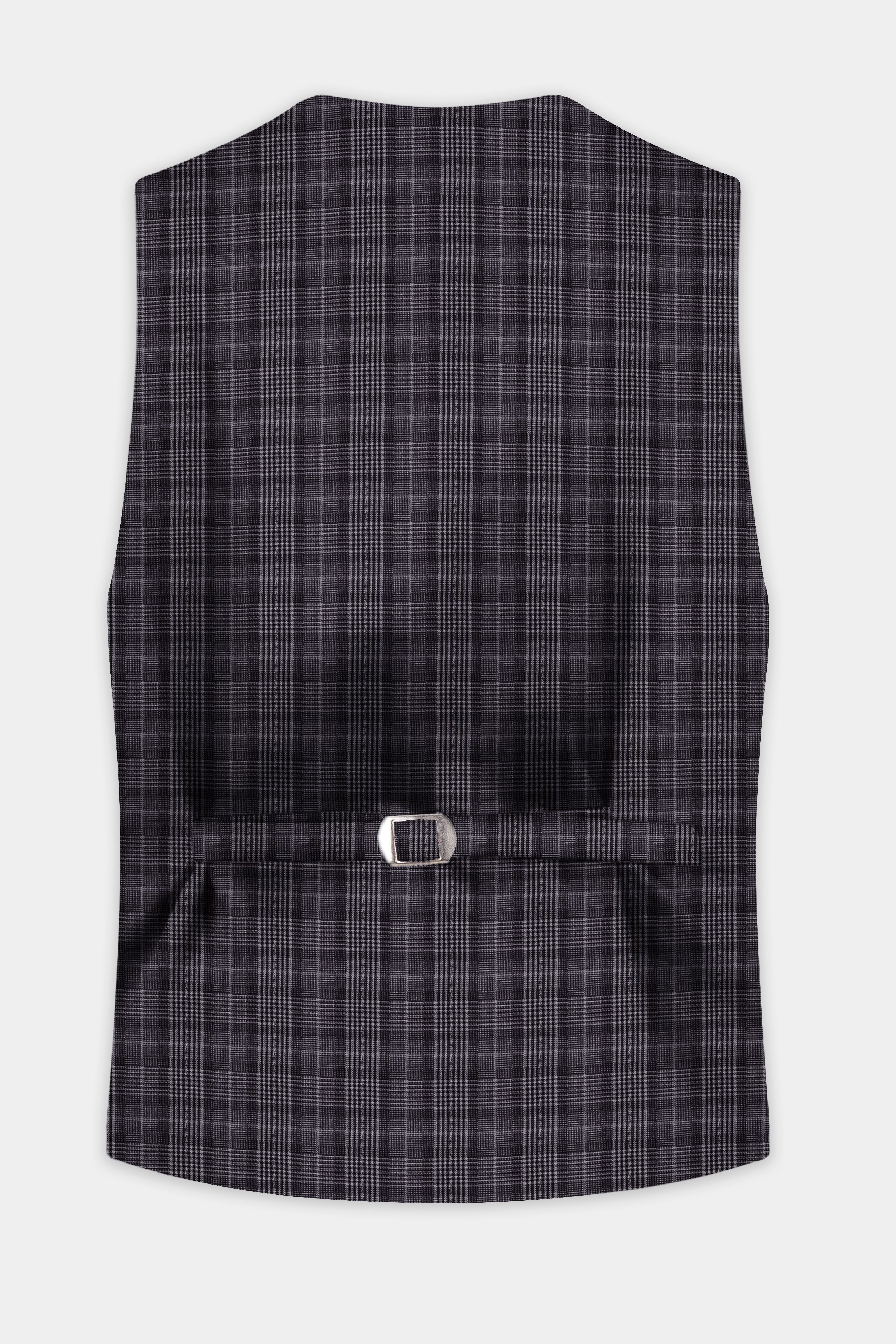 Charcoal Plaid Waistcoat