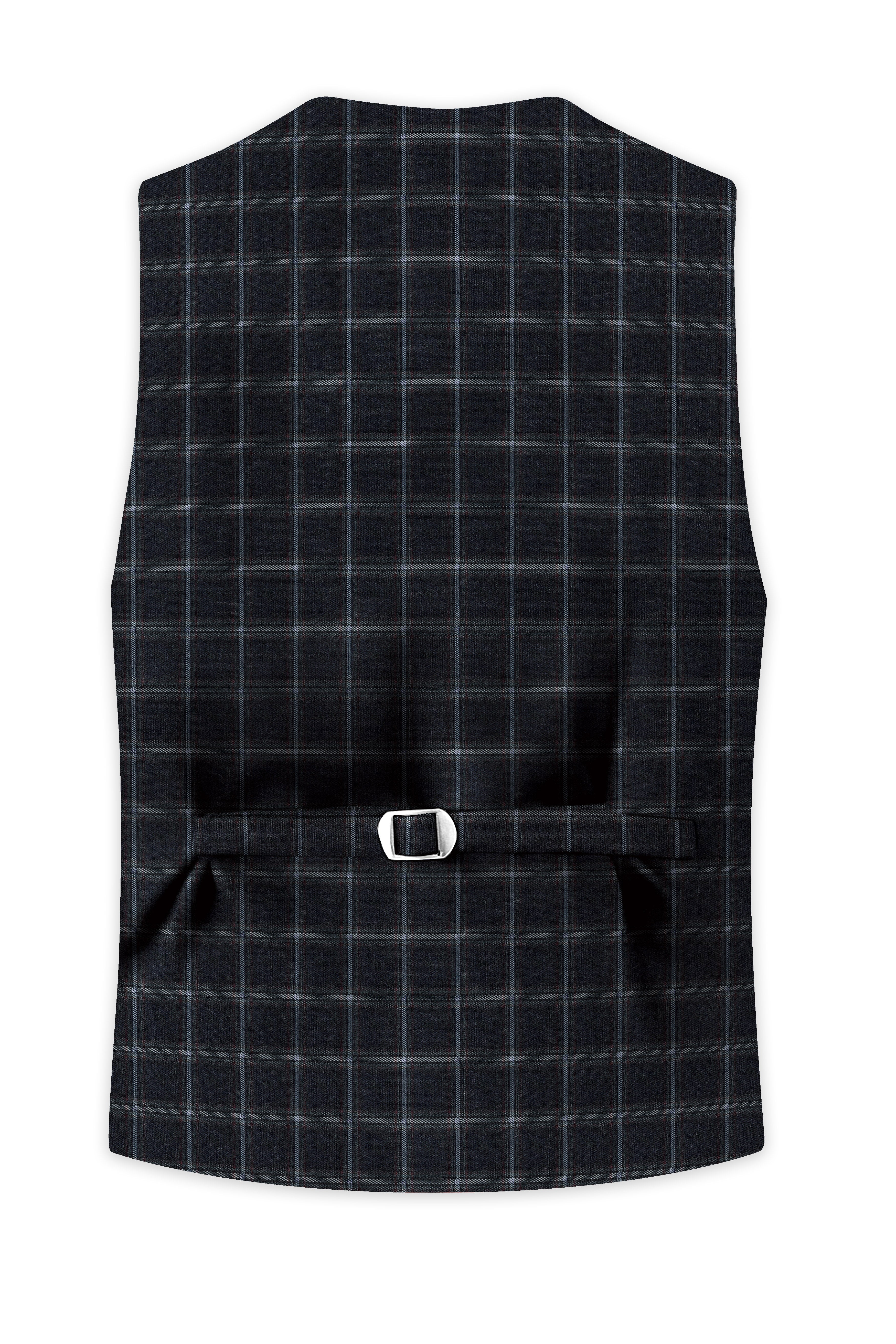 Baltic Sea Plaid Waistcoat