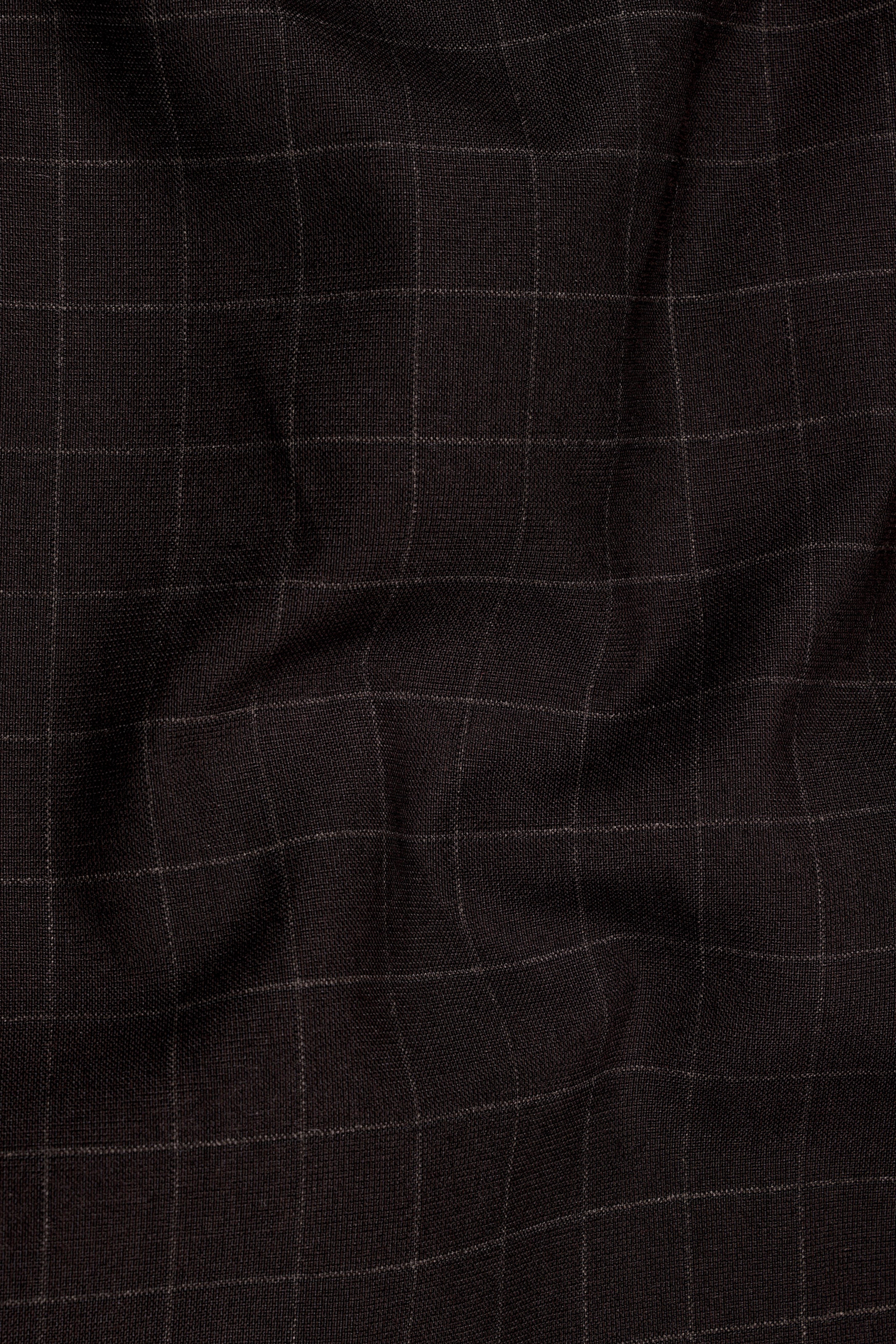 Thunder Brown Plaid Waistcoat