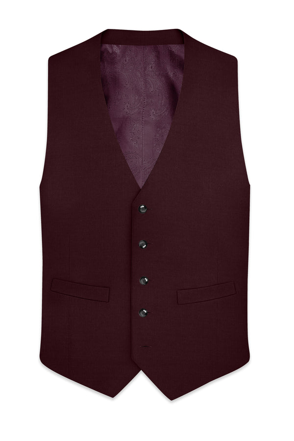 Matterhorn Maroon Waistcoat