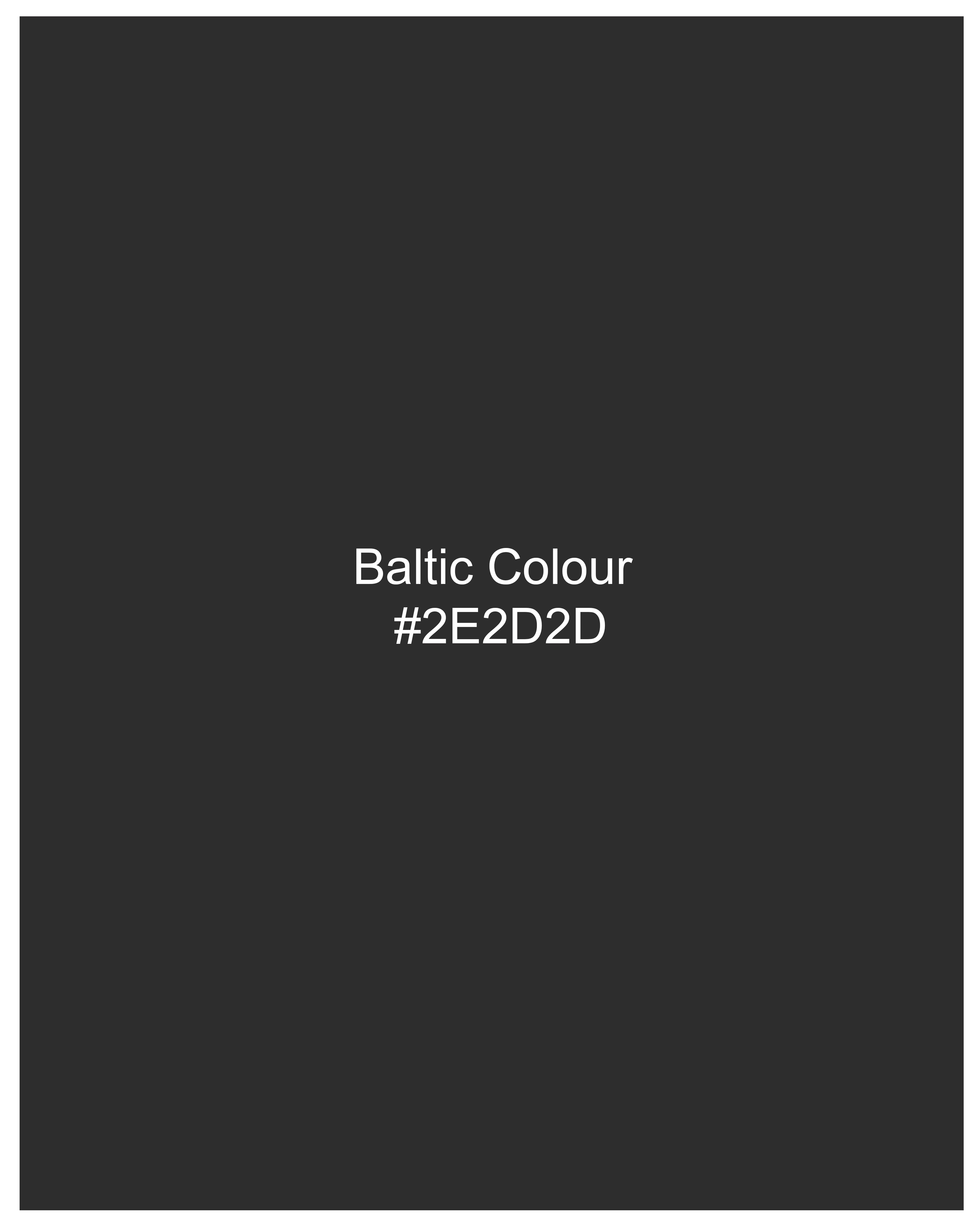 Baltic Black Windowpane Waistcoat