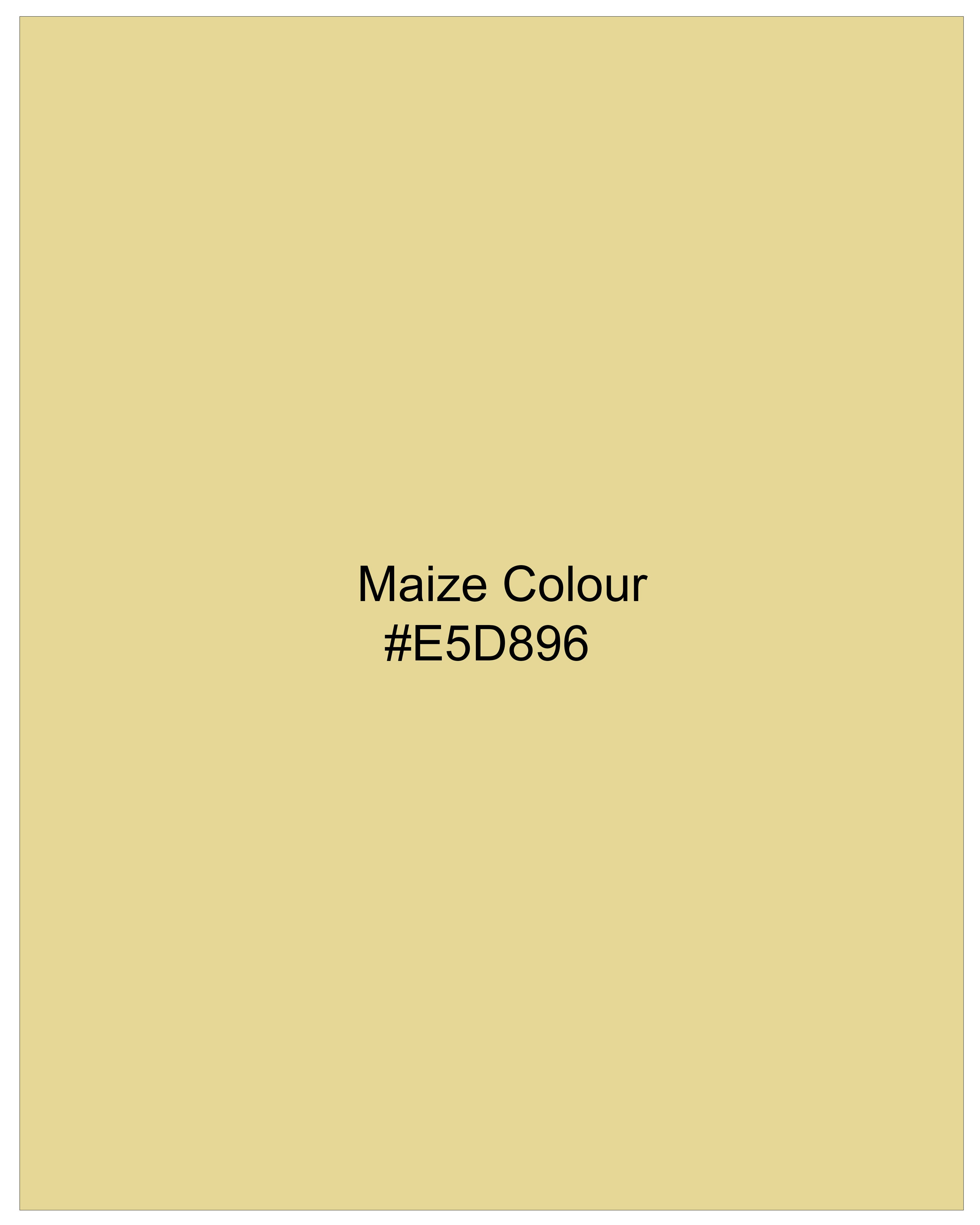 Maize Light Brown Stretchable Premium Cotton Waistcoat V2657-36, V2657-38, V2657-40, V2657-42, V2657-44, V2657-46, V2657-48, V2657-50, V2657-52, V2657-54, V2657-56, V2657-58, V2657-60