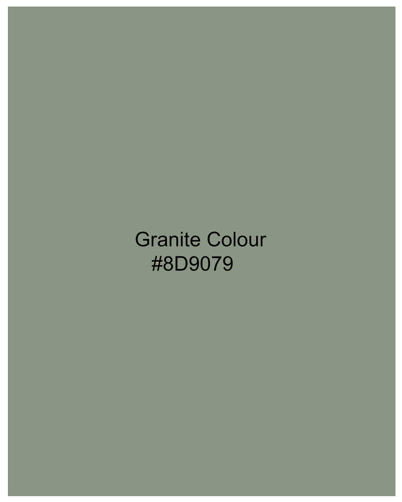 Granite Green Stretchable Premium Cotton traveler Waistcoat
