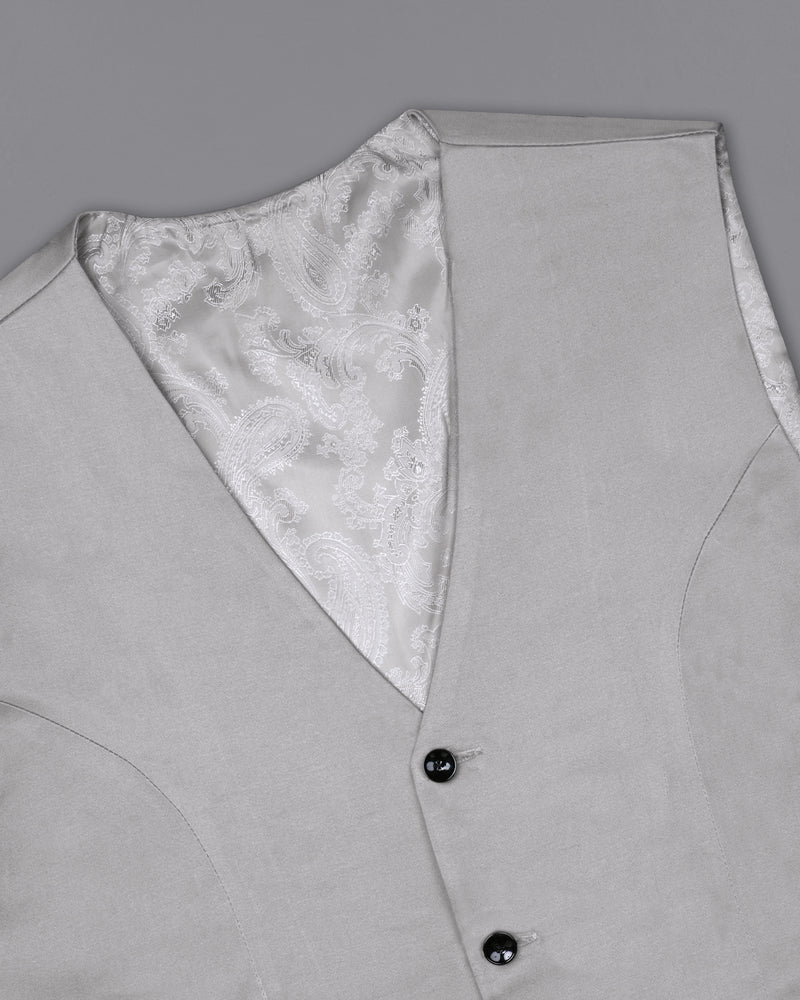 Martini Gray Stretchable Premium Cotton traveler Waistcoat