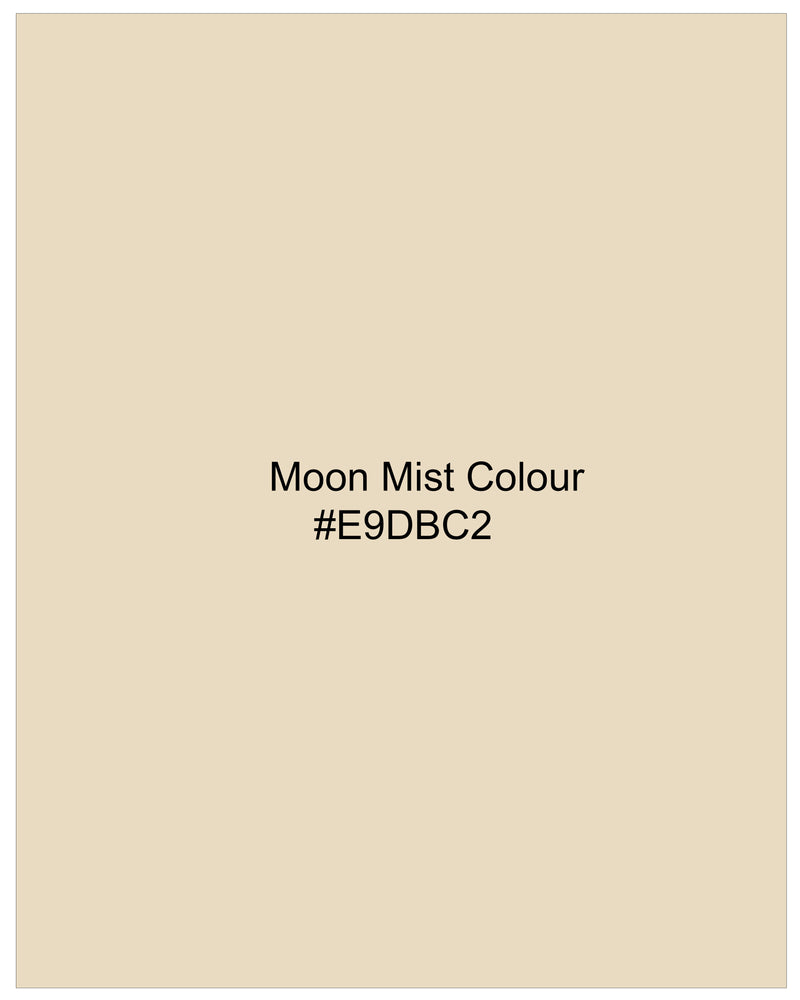 Moon Mist Beige Stretchable Premium Cotton traveler Waistcoat