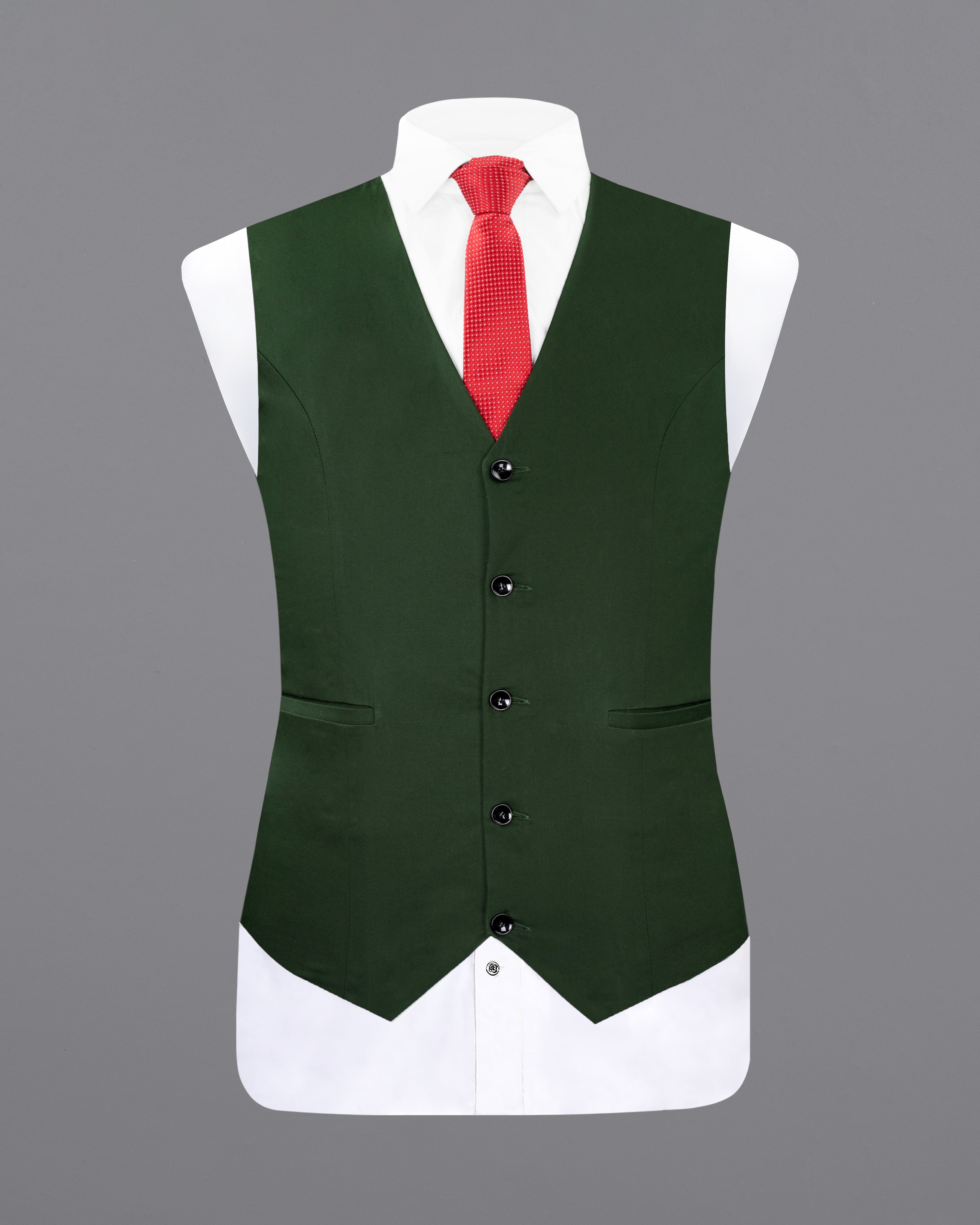 Myrtle Green Wool Rich Stretchable Waistcoat V2704-36, V2704-38, V2704-40, V2704-42, V2704-44, V2704-46, V2704-48, V2704-50, V2704-52, V2704-54, V2704-56, V2704-58, V2704-60