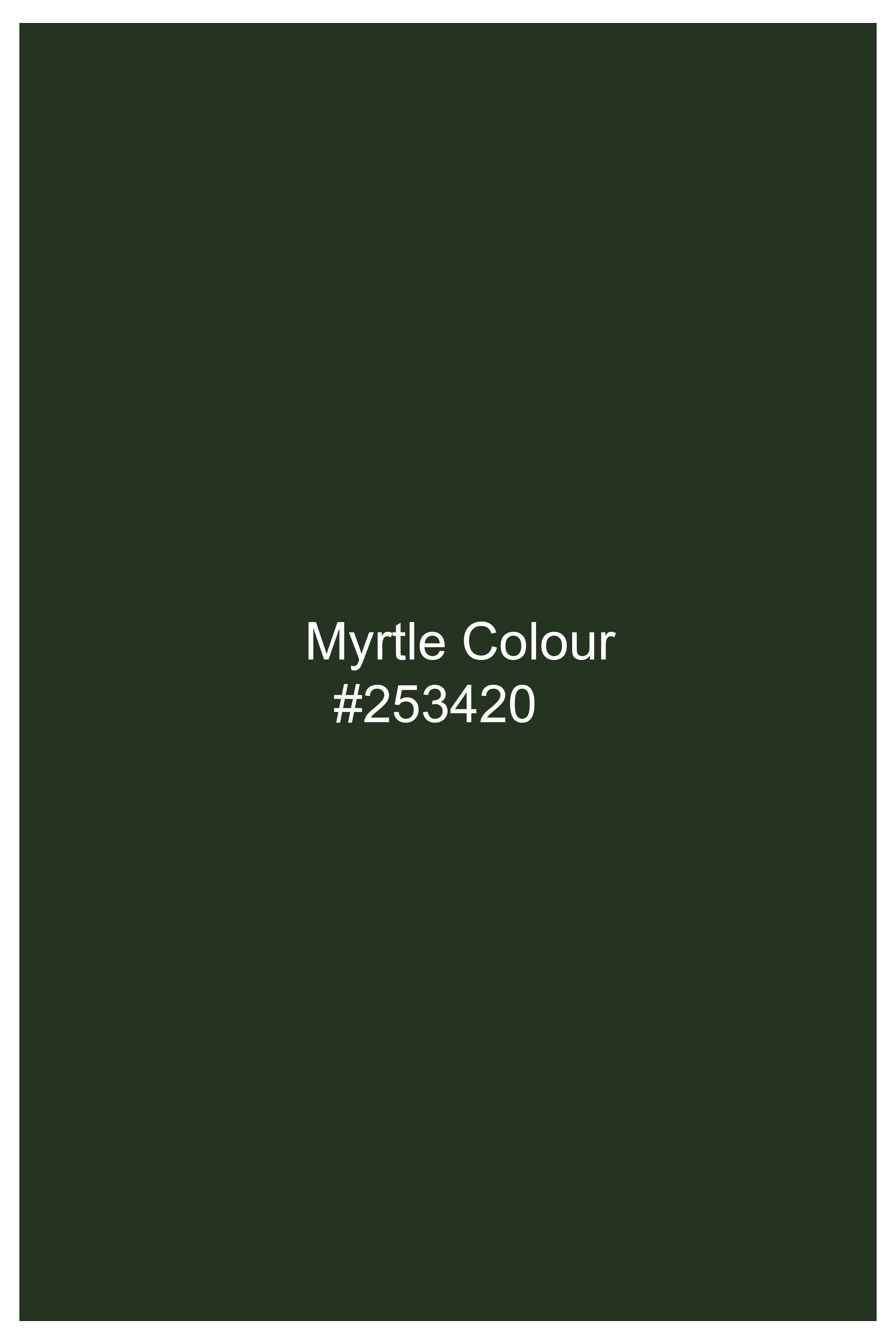 Myrtle Green Wool Rich Stretchable Waistcoat V2704-36, V2704-38, V2704-40, V2704-42, V2704-44, V2704-46, V2704-48, V2704-50, V2704-52, V2704-54, V2704-56, V2704-58, V2704-60