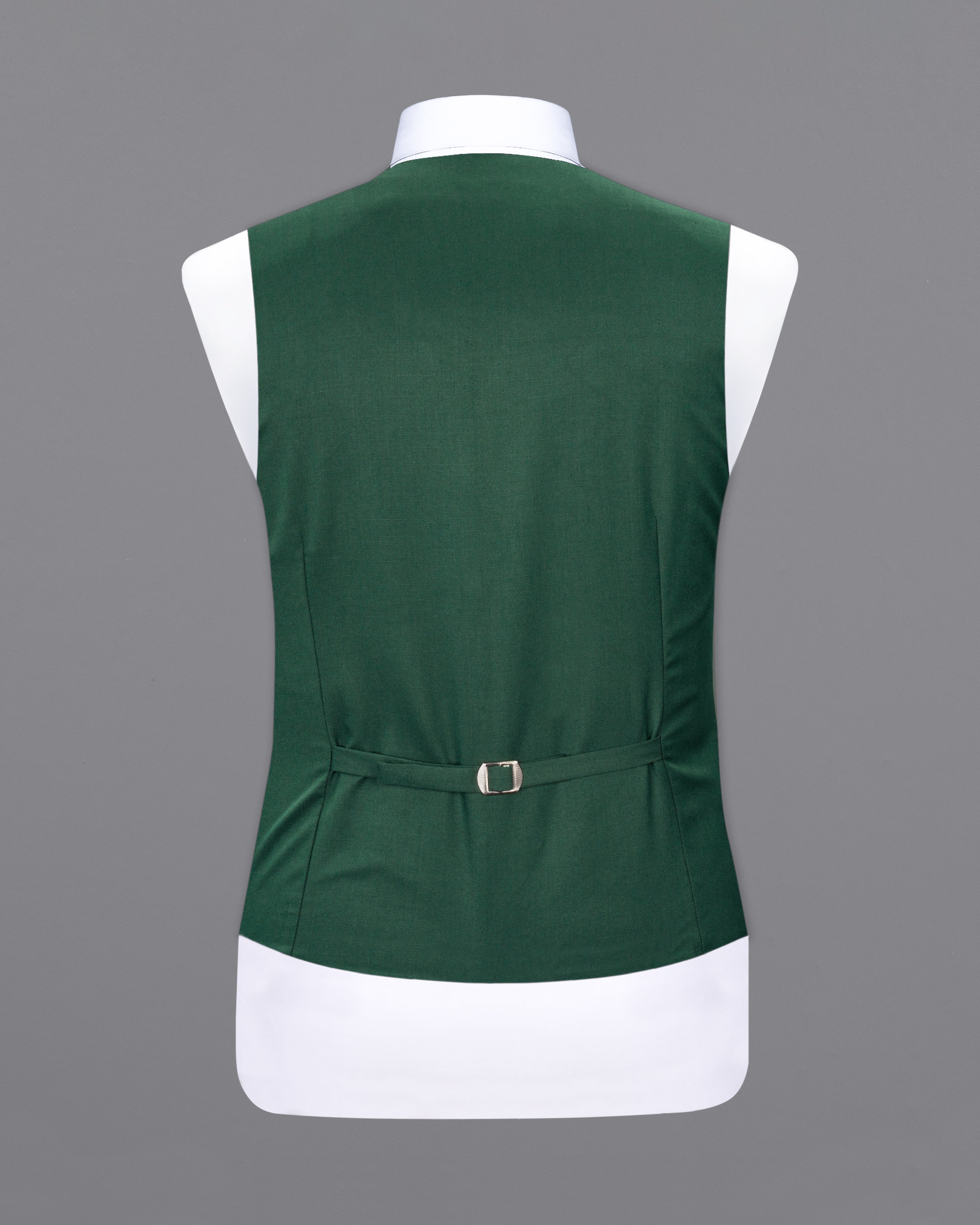 Everglade Green Wool Rich Stretchable Waistcoat V2710-36, V2710-38, V2710-40, V2710-42, V2710-44, V2710-46, V2710-48, V2710-50, V2710-52, V2710-54, V2710-56, V2710-58, V2710-60