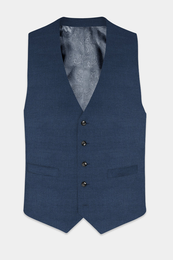 Spruce Blue Tweed Waistcoat