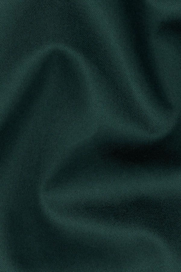 Dark Slate Green Premium Cotton Waistcoat