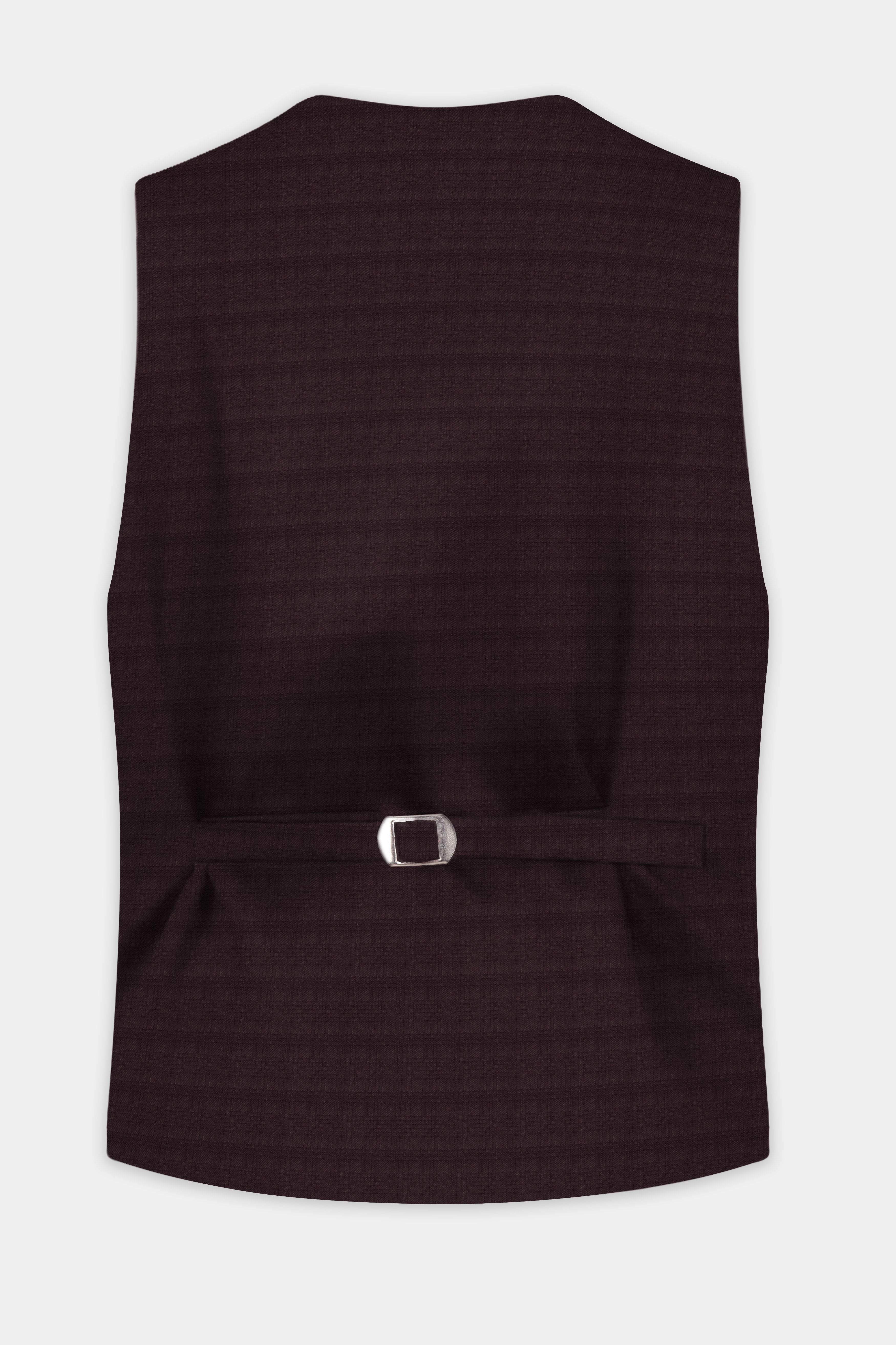 Plum Purple Wool Rich Waistcoat