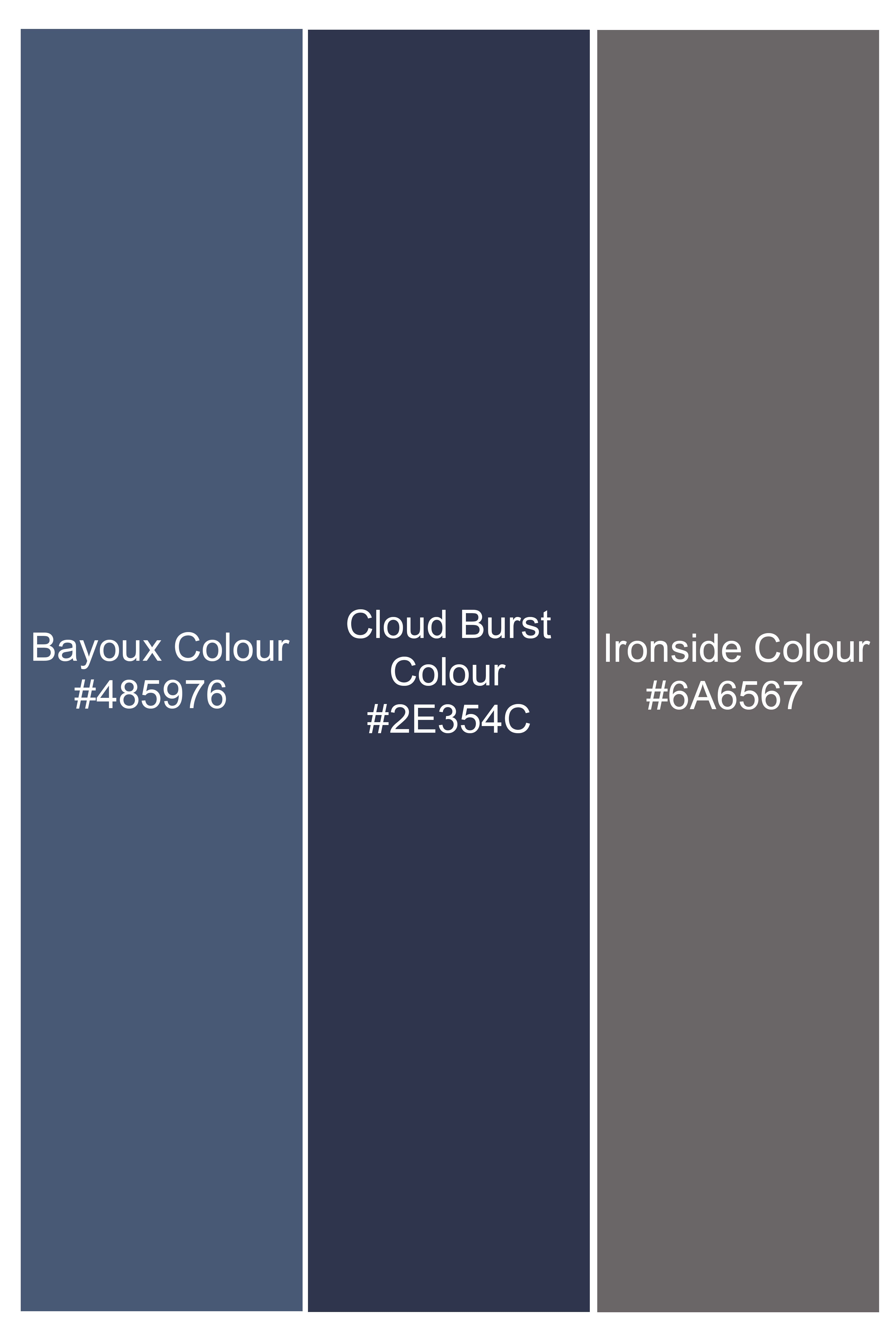 Bayoux Blue and Ironside Gray Plaid Waistcoat V2908-36, V2908-38, V2908-40, V2908-42, V2908-44, V2908-46, V2908-48, V2908-50, V2908-08, V2908-54, V2908-56, V2908-58, V2908-60