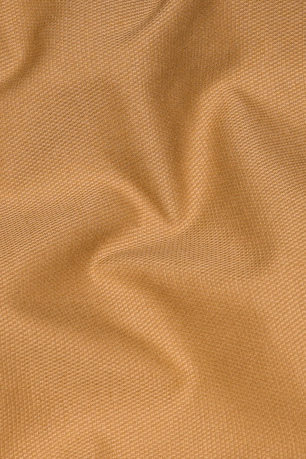 Twine Brown Dobby Textured Waistcoat