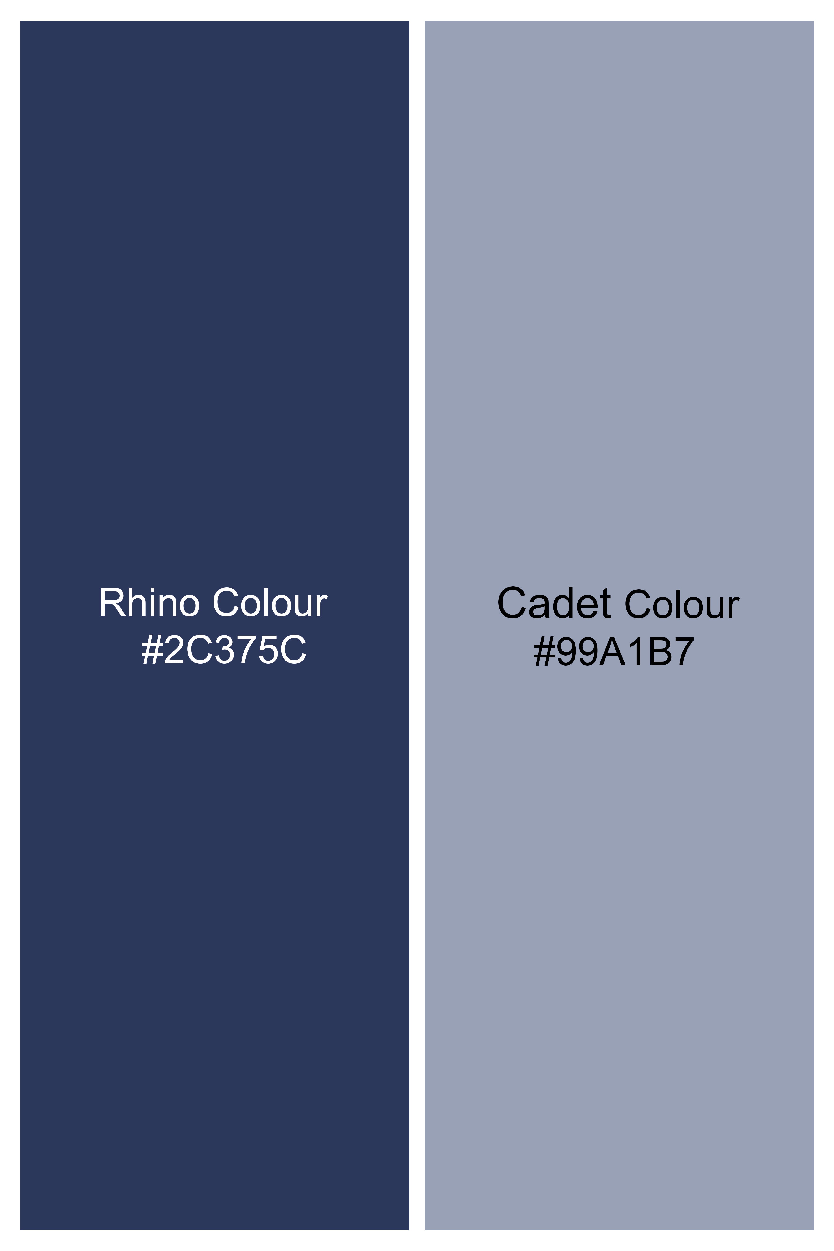 Rhino Blue Windowpane Waistcoat V2942-36, V2942-38, V2942-40, V2942-42, V2942-44, V2942-46, V2942-48, V2942-50, V2942-42, V2942-54, V2942-56, V2942-58, V2942-60
