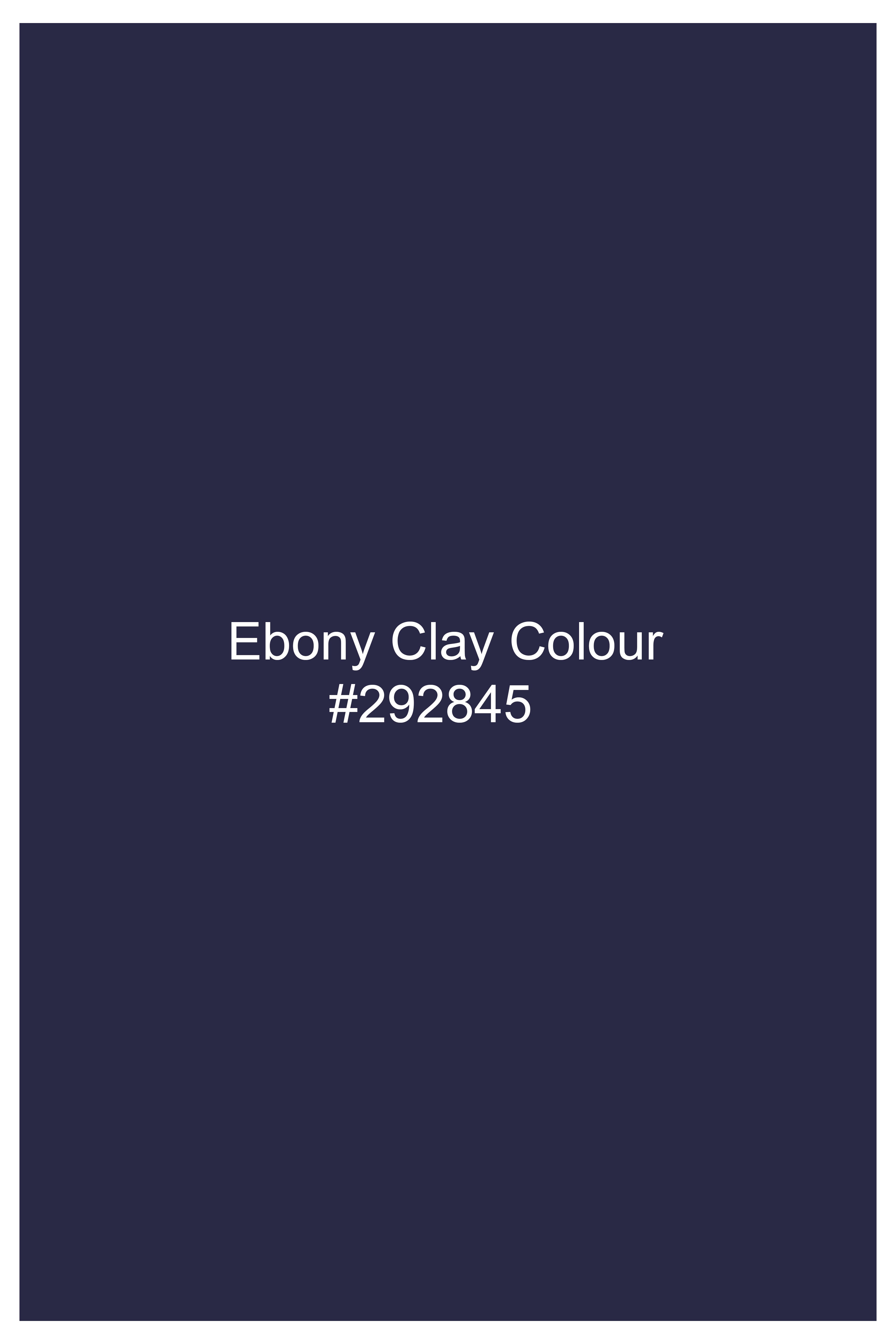 Ebony Clay Blue Wool Rich Waistcoat V3062-36, V3062-38, V3062-40, V3062-42, V3062-44, V3062-46, V3062-48, V3062-50, V3062-62, V3062-54, V3062-56, V3062-58, V3062-60