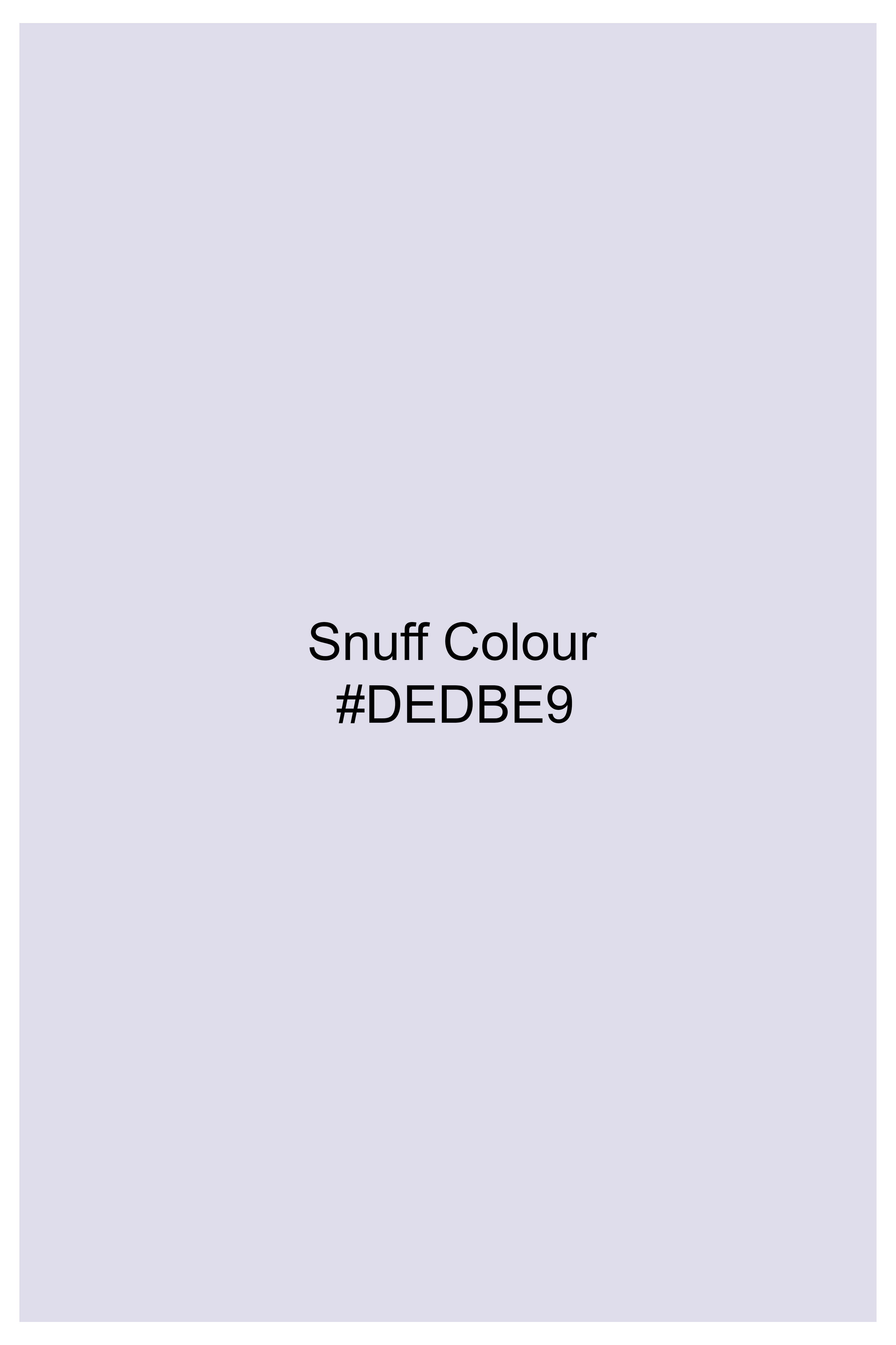 Snuff Lavender Premium Cotton Waistcoat