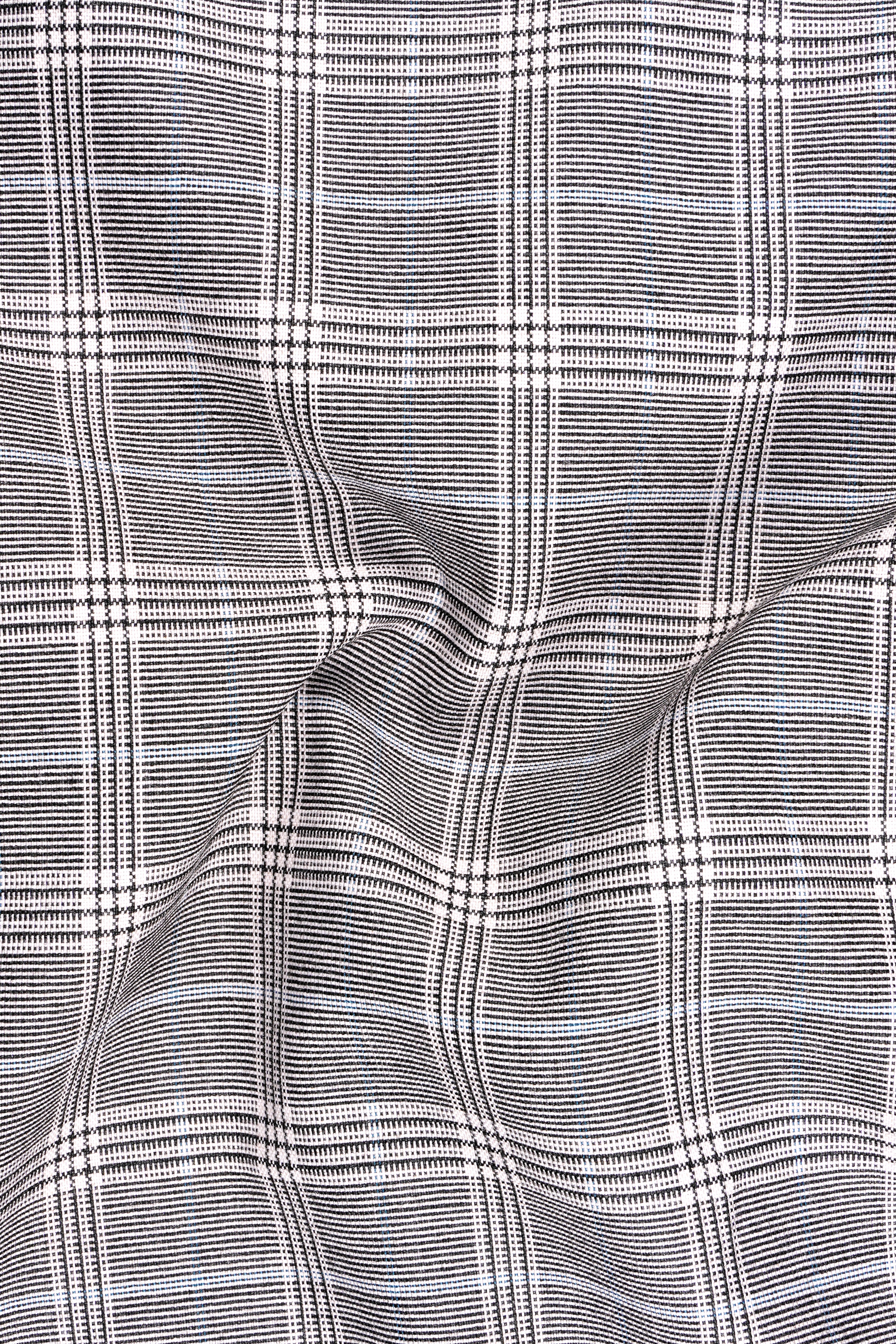 Monsoon Gray Plaid Wool Rich Waistcoat