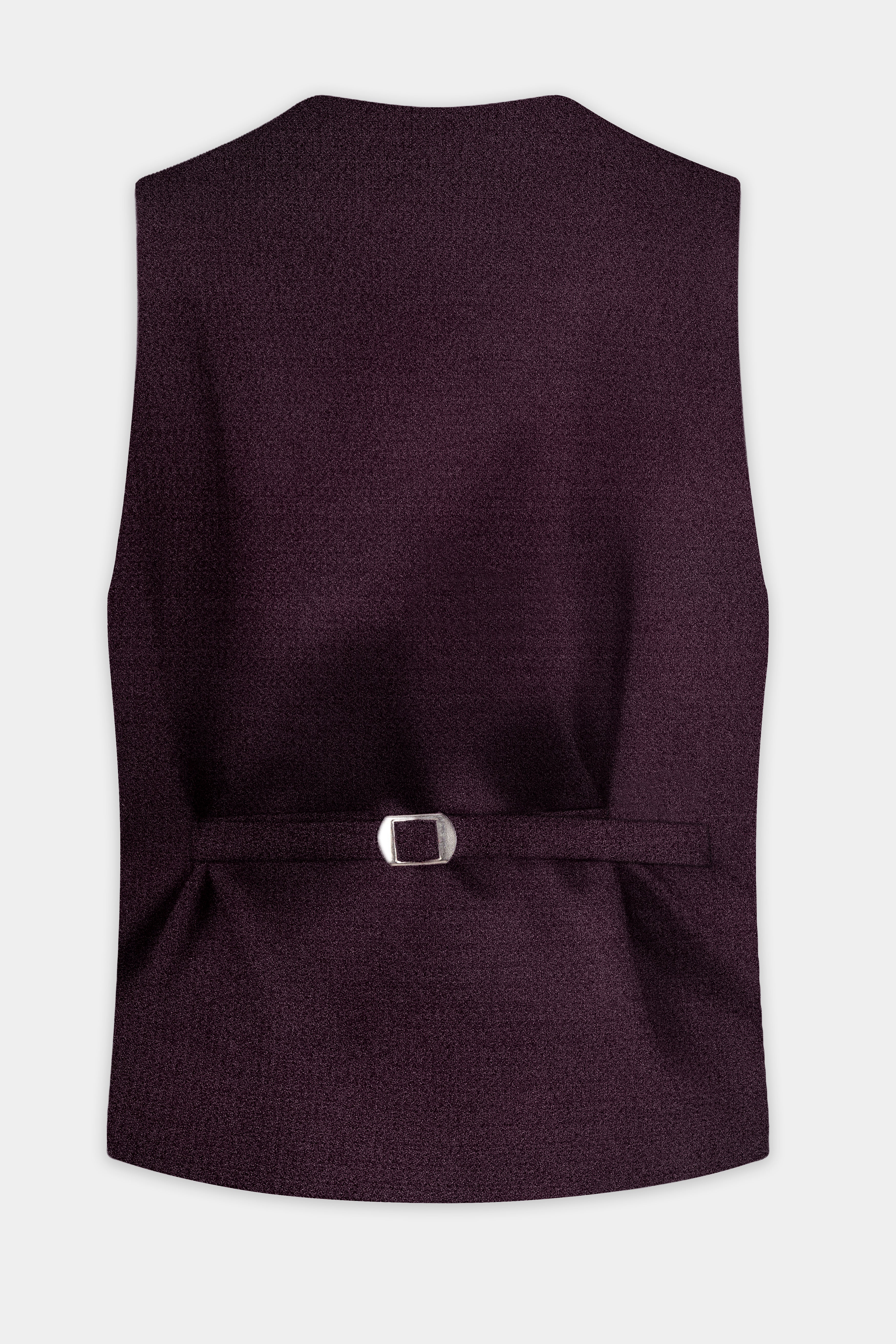 Tamarind Wine Textured Waistcoat