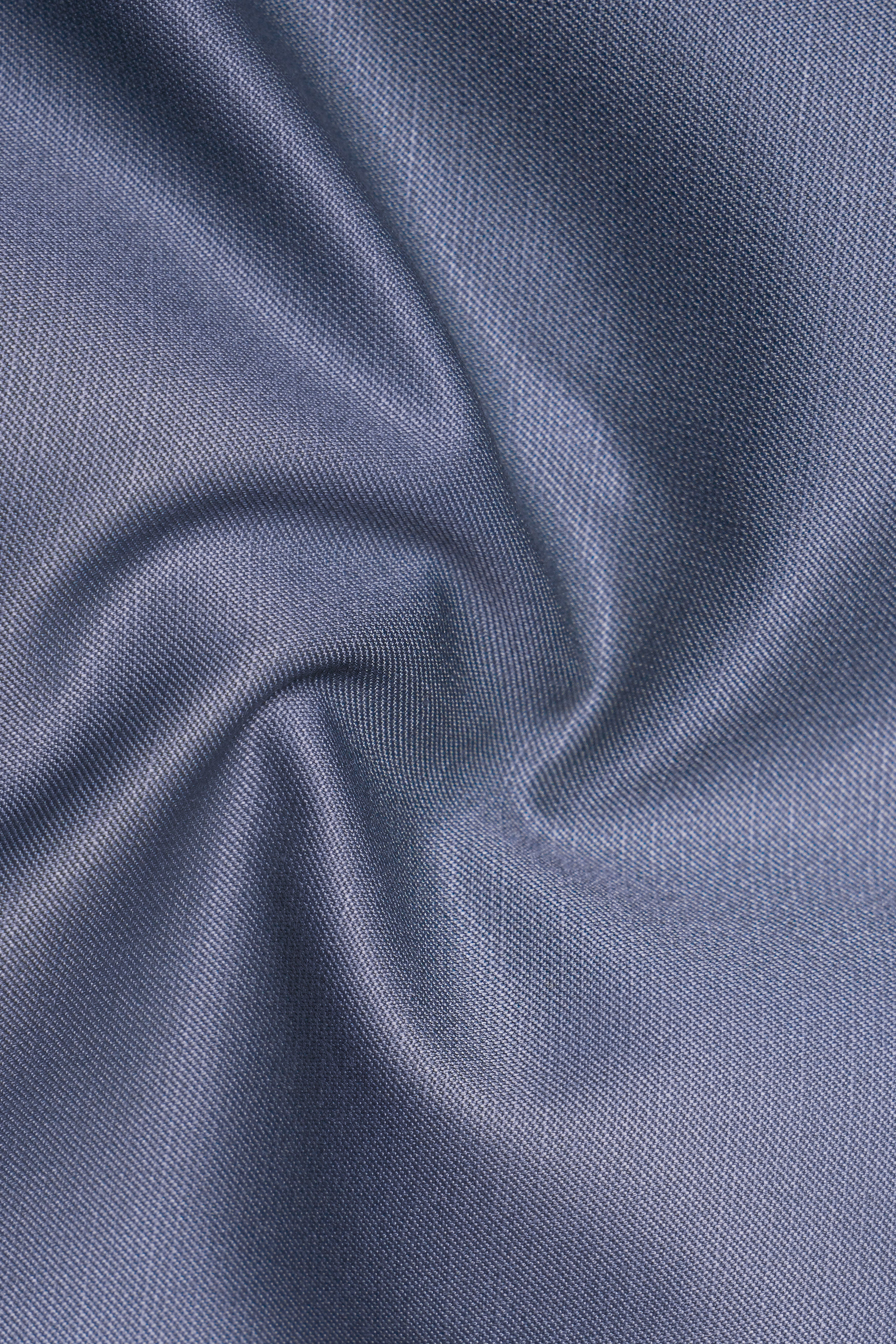 Zenith-Comet Blue Solid Wool Rich Stretchable Waistcoat