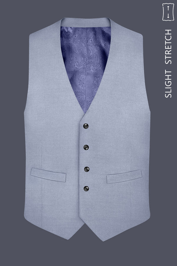 Mistivell-Mountain Mist Gray Wool Rich Waistcoat