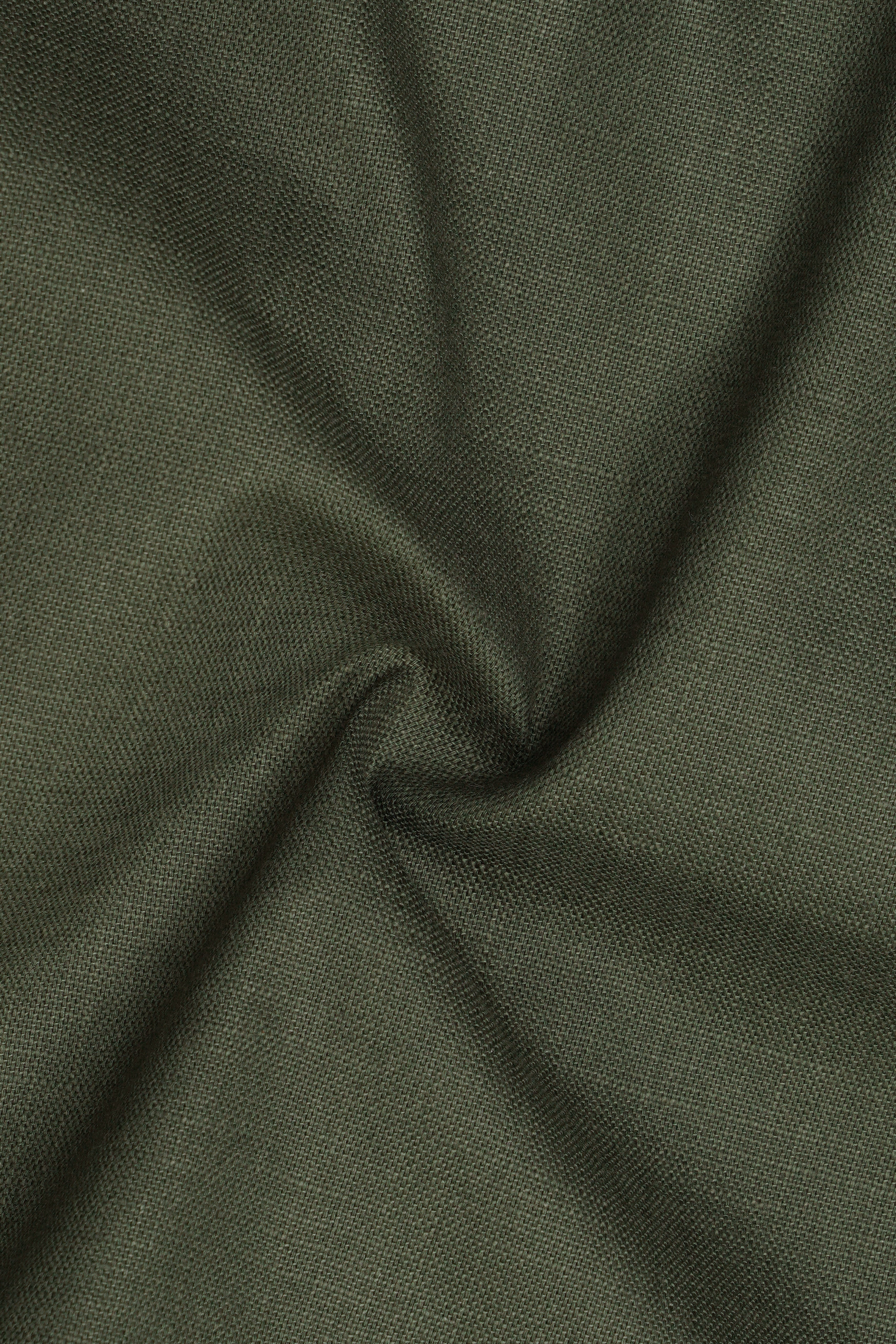 Virenzo-Rifle Green Luxurious Linen Stretchable Waistcoats