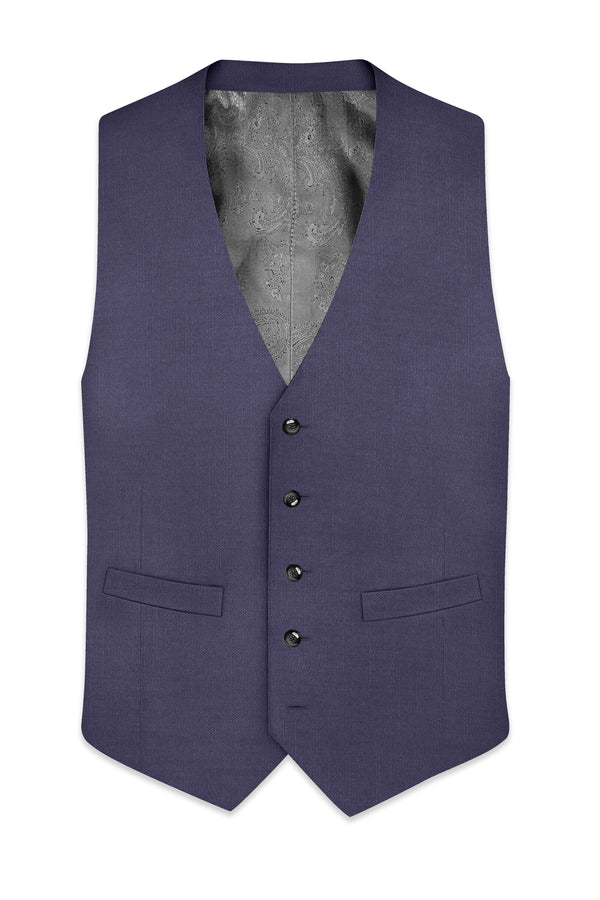 Mulled Grey Wool Rich Waistcoat