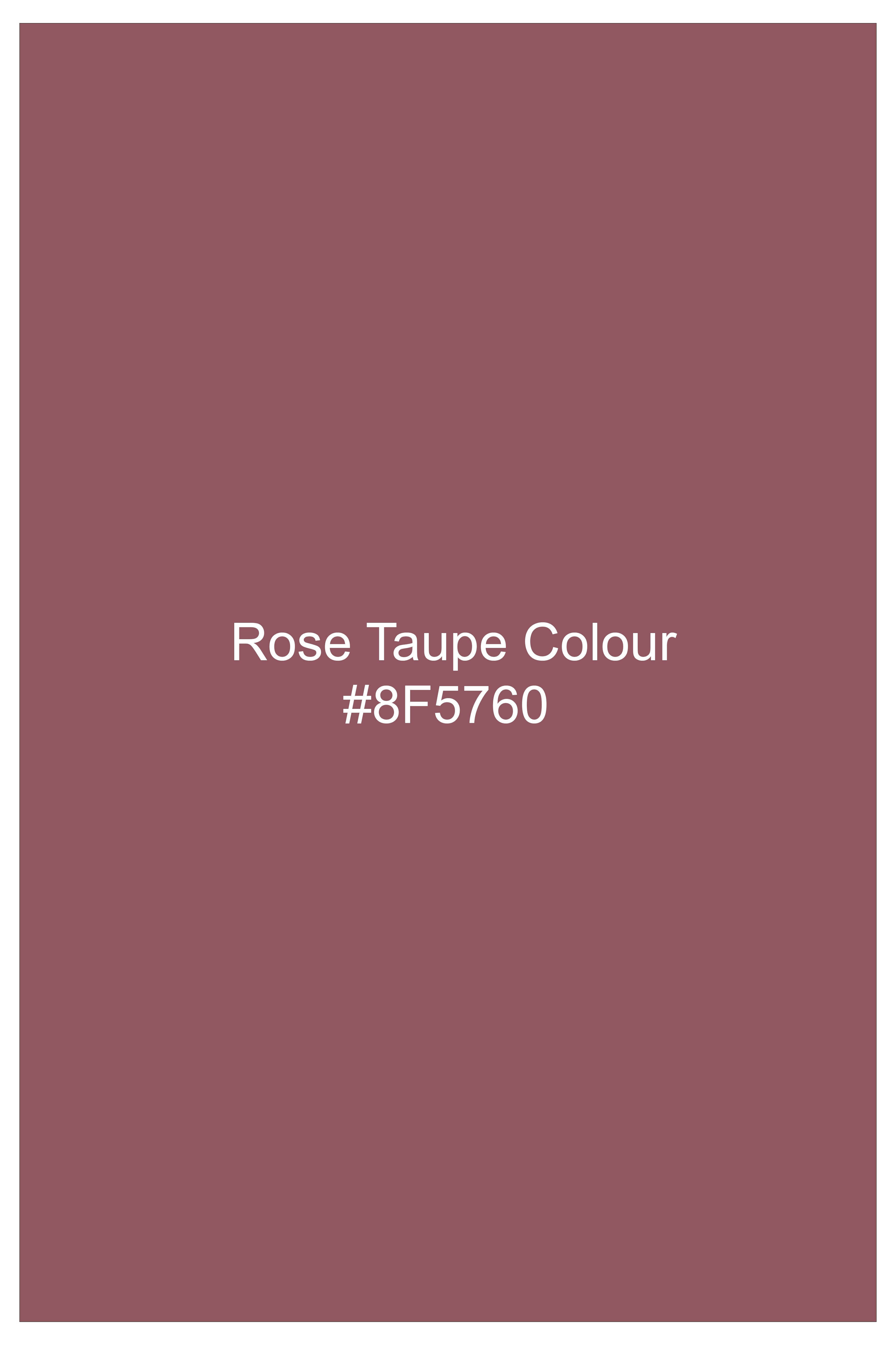 Tauzen-Rose Taupe Pink Corduroy Waistcoat