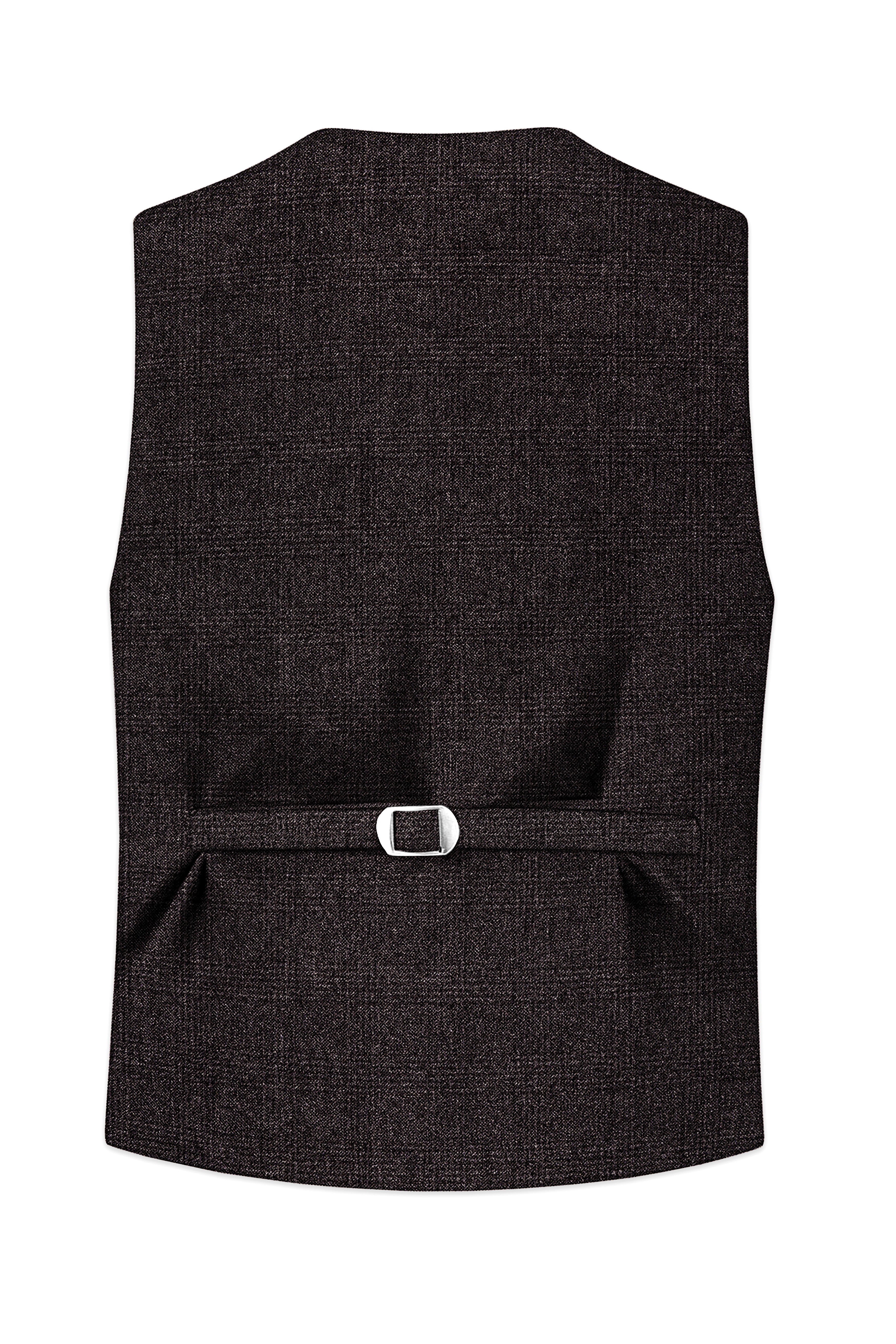Bruno-Chicago Brown Wales Plaid Waistcoat