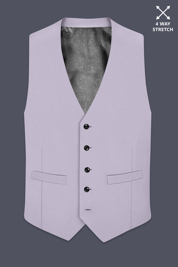 Aegis-Korean Iron Gray 4-Way Stretch Wrinkle-Free Wool Rich Waistcoat