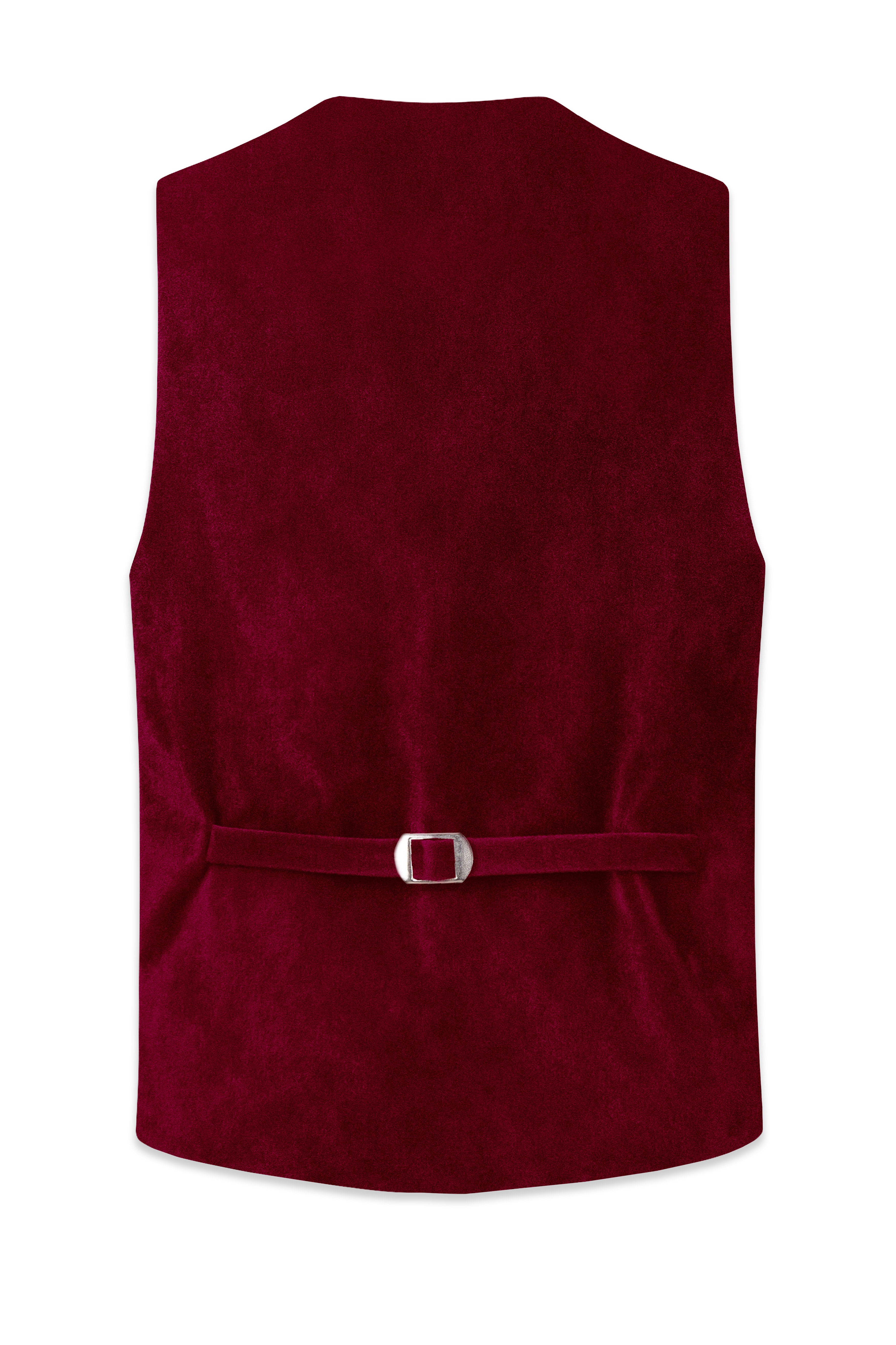 Amour-Scarlet Pink Velvet Waistcoat