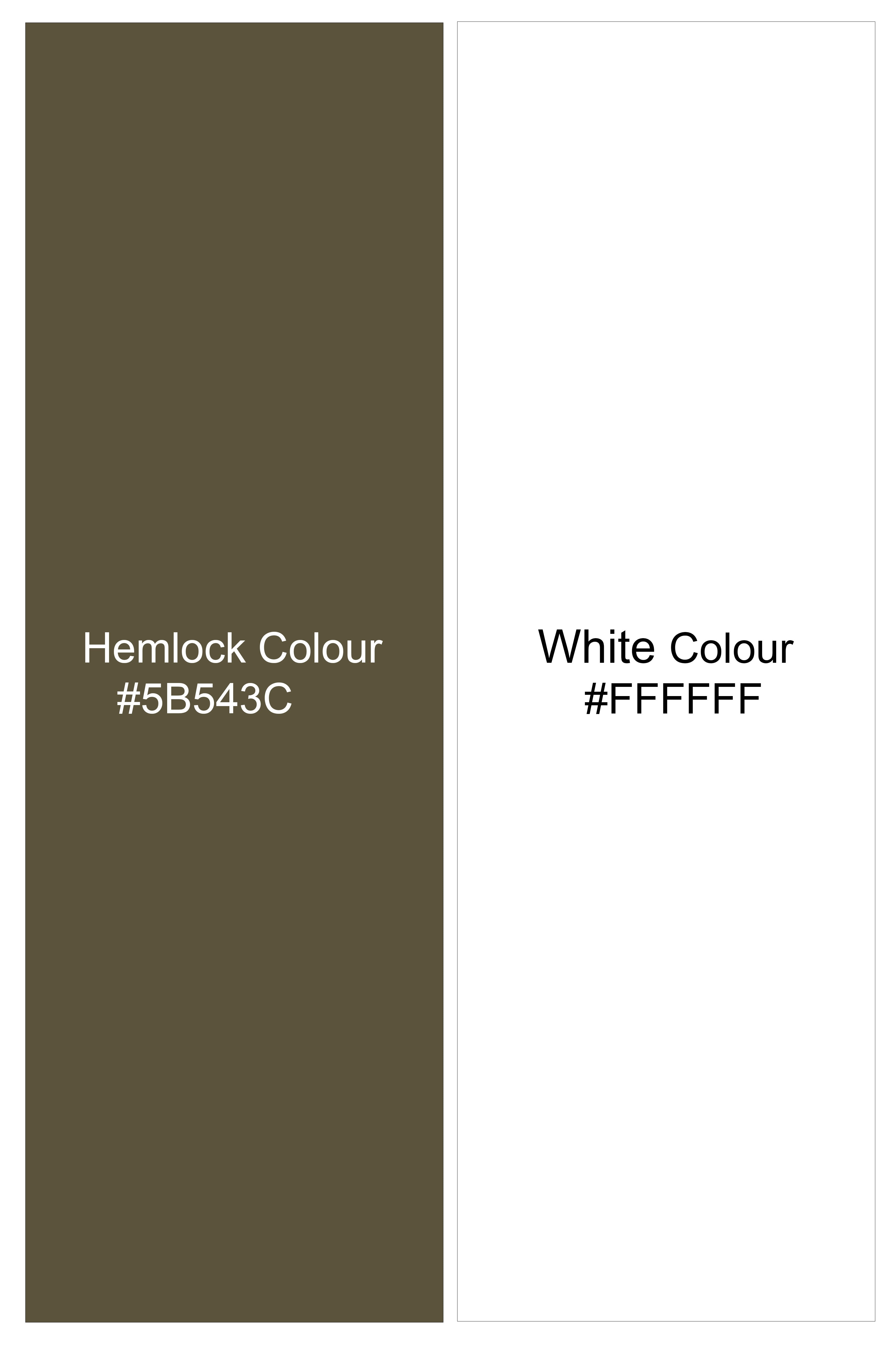 Pinacle-Hamlock Brown And Bright White Chalk Striped Wool Rich Slight Stretch Waistcoat