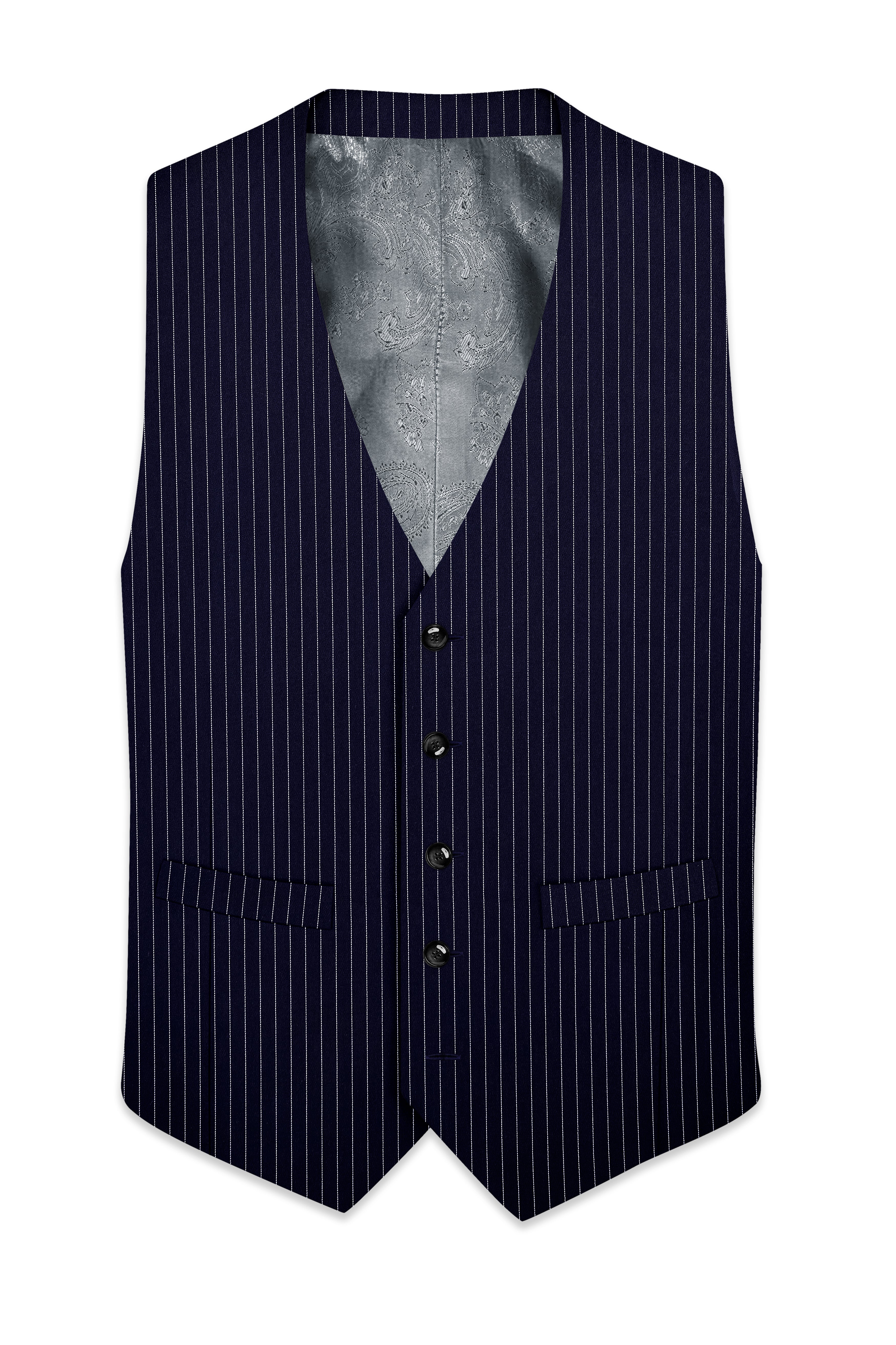 Kuro-Japanese Black 4-Way Stretch Wrinkle-Free Solid Premium Wool