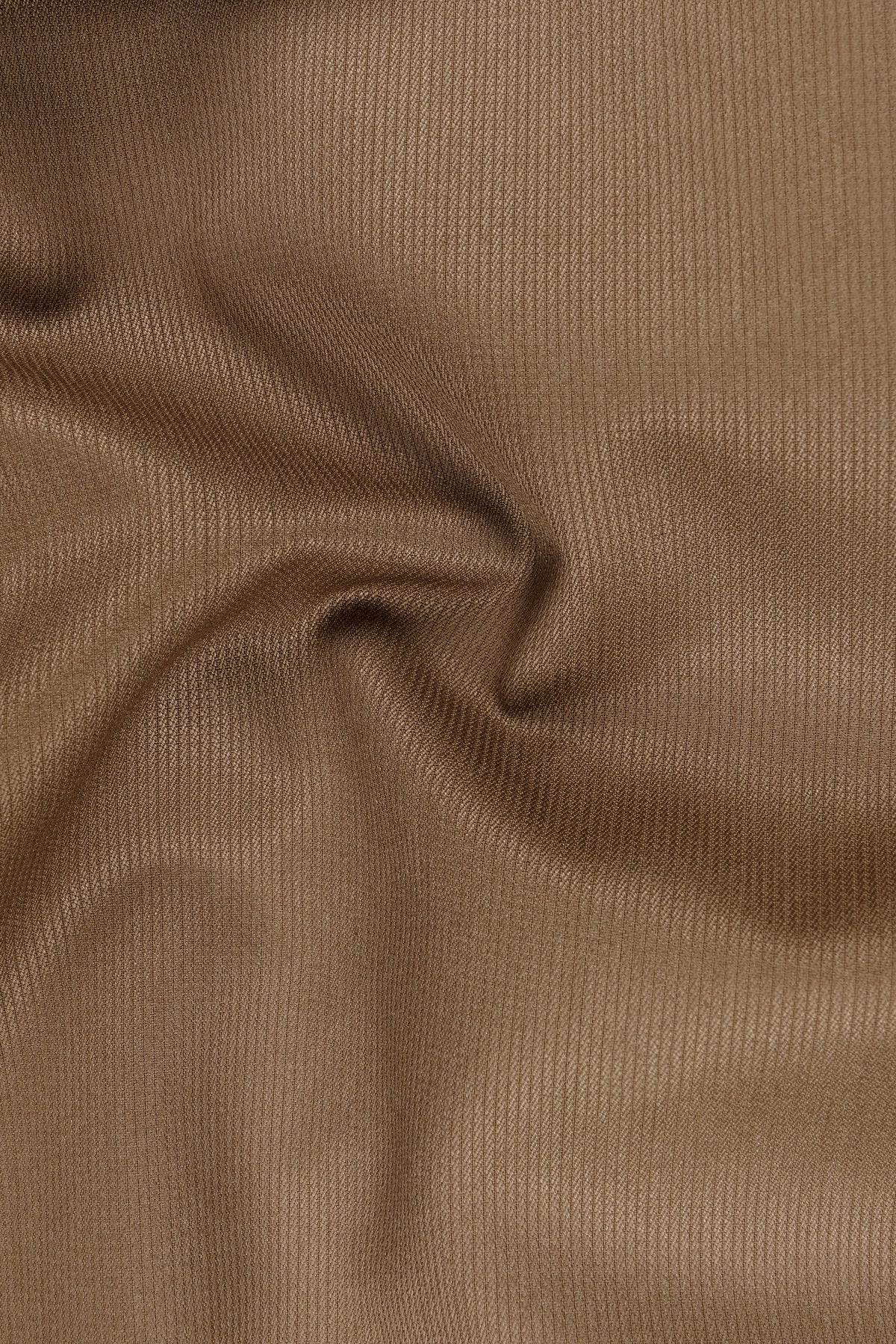 Weston-Millbrook Brown Diamond Textured Wool Rich Slight Stretch Waistcoat